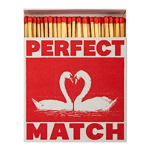 I Like You Swans - Square Safety Matches By The Archivist