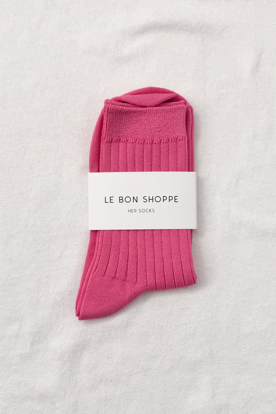 her socks le bon shoppe pink