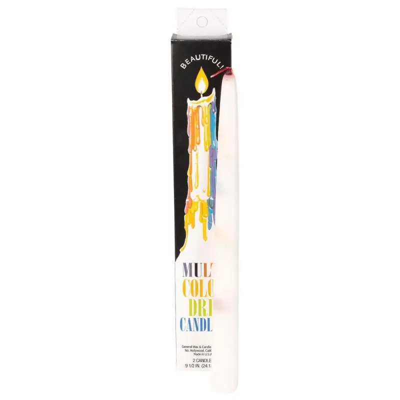 Rainbow Drip Candles (Pack of 2 Candles)
