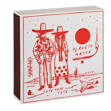 Perfect Match - Square Safety Matches By Saint No x The Archivist
