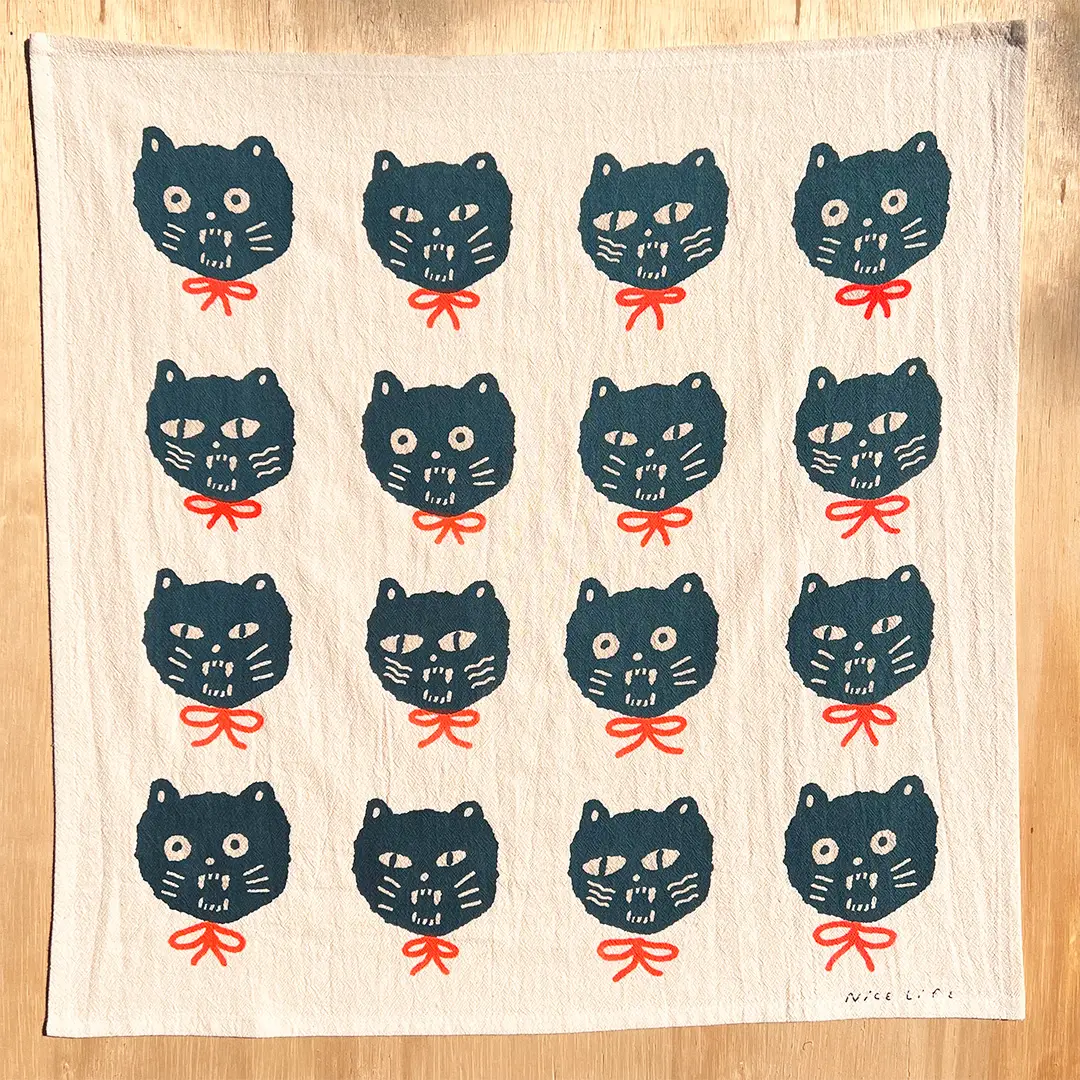 Bad Cats Towel by Nice Life