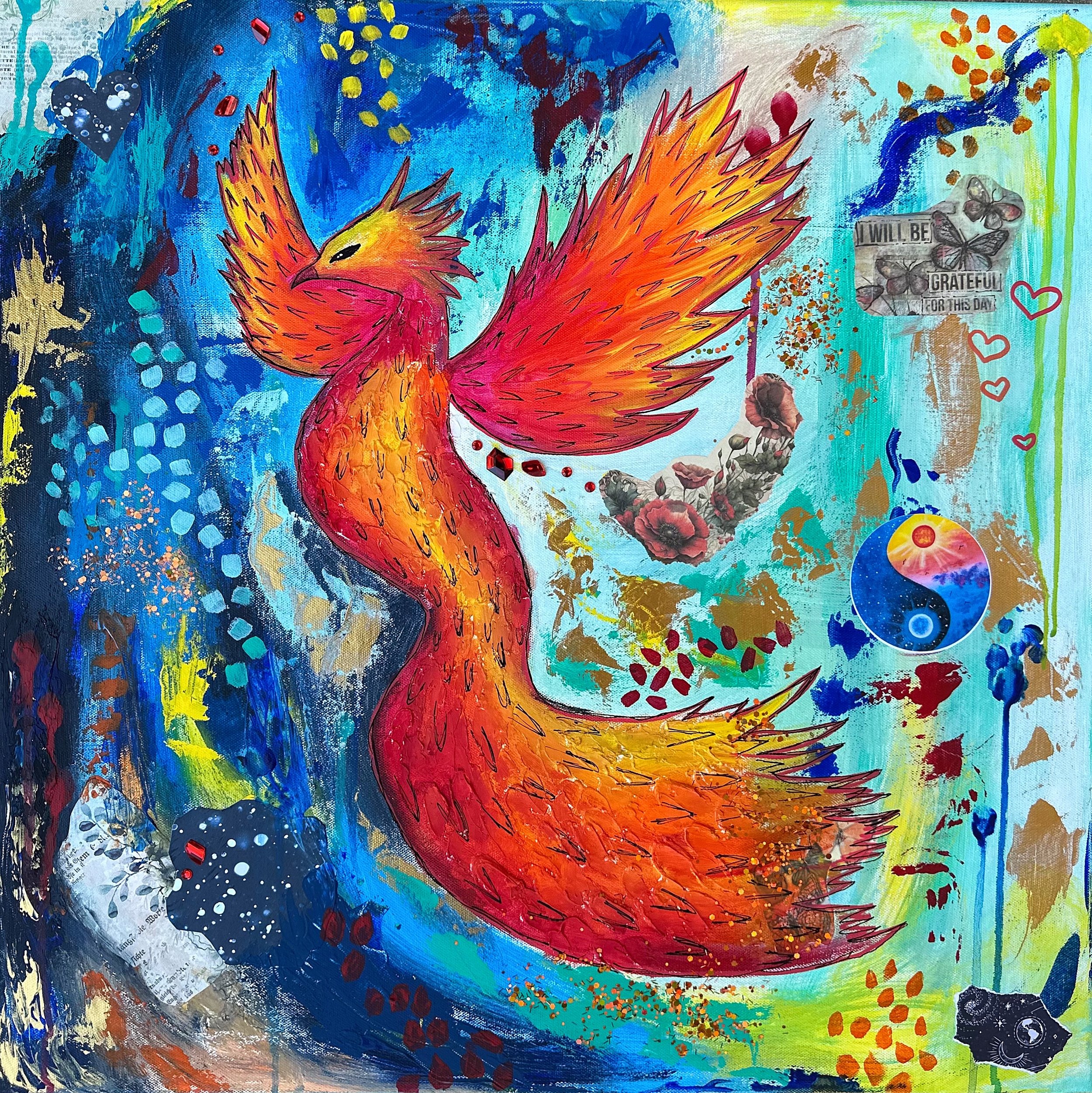 Rising From Ashes Art Print