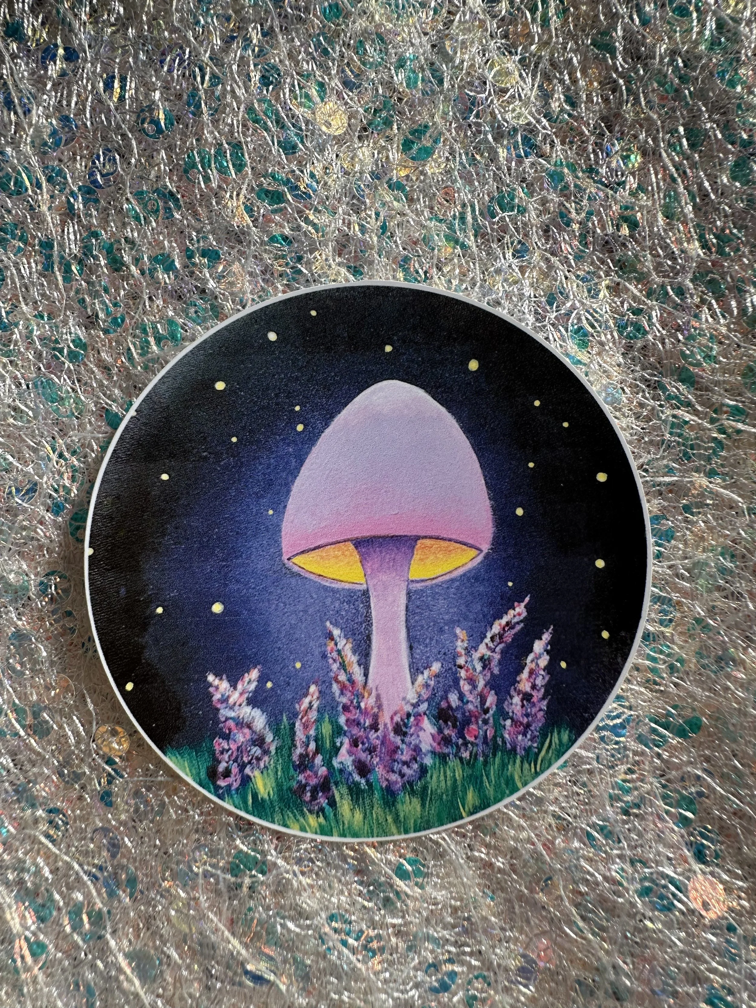 Lavender Glow Sticker