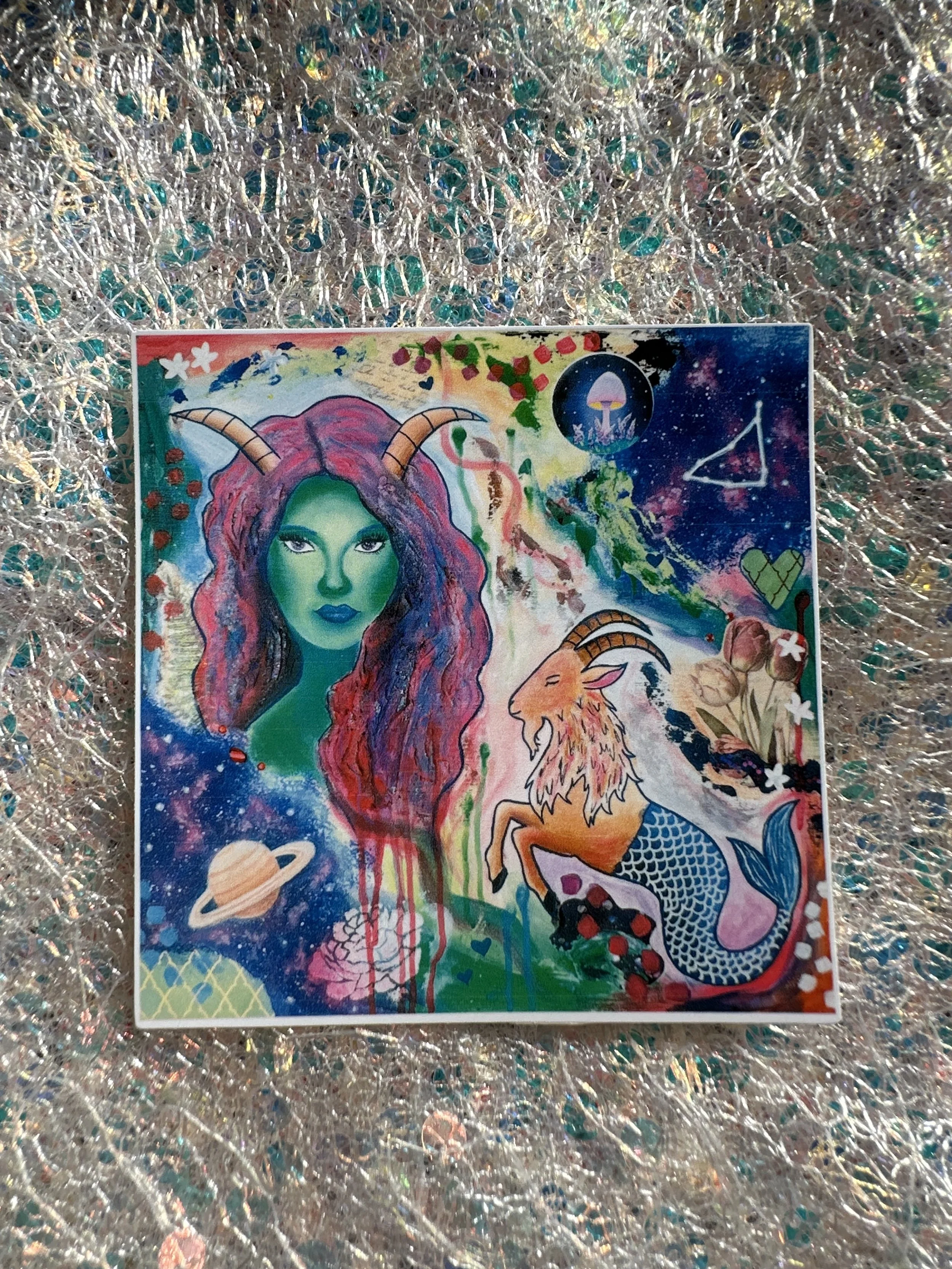 Capricorn Zodiac Sticker