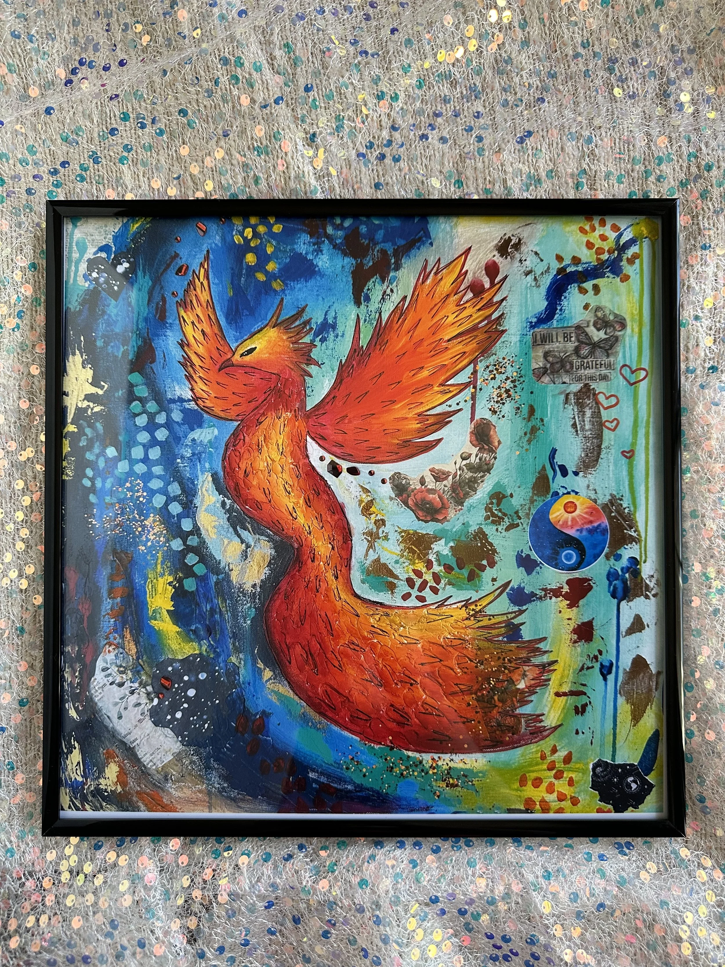 Rising From Ashes Art Print
