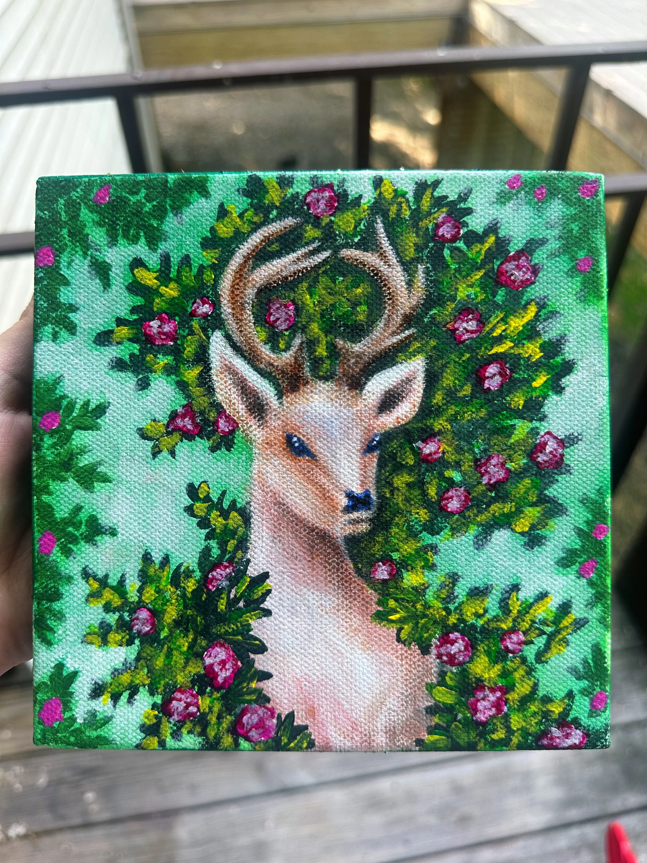 Forest Friend Original Painting