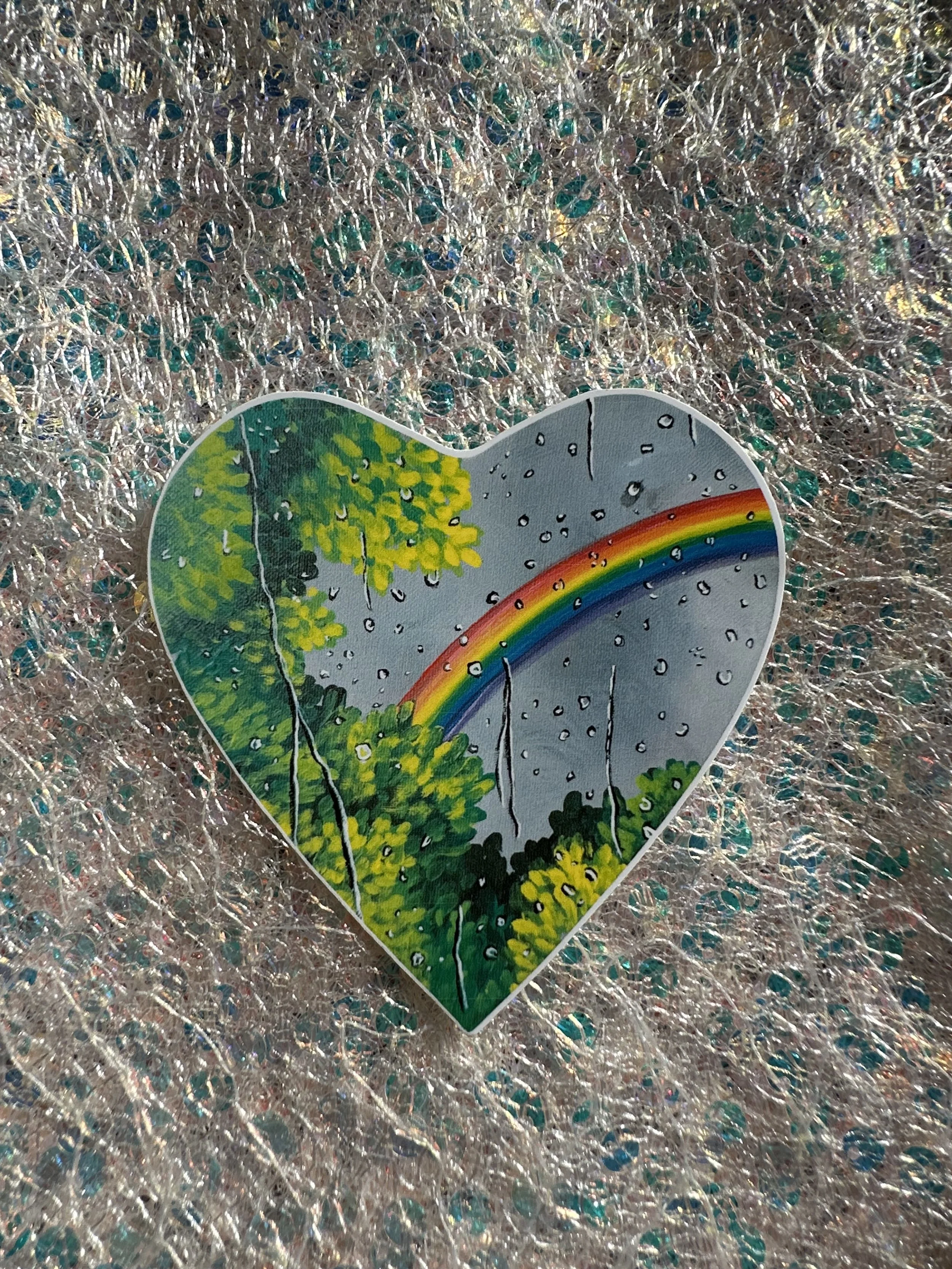 Rainy Rainbow Sticker