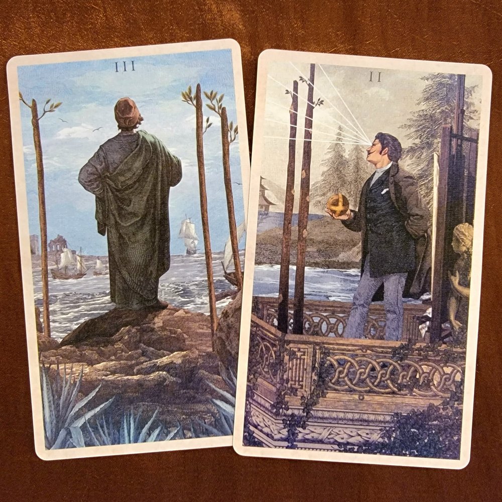 Three of Wands &amp; Two of Wands