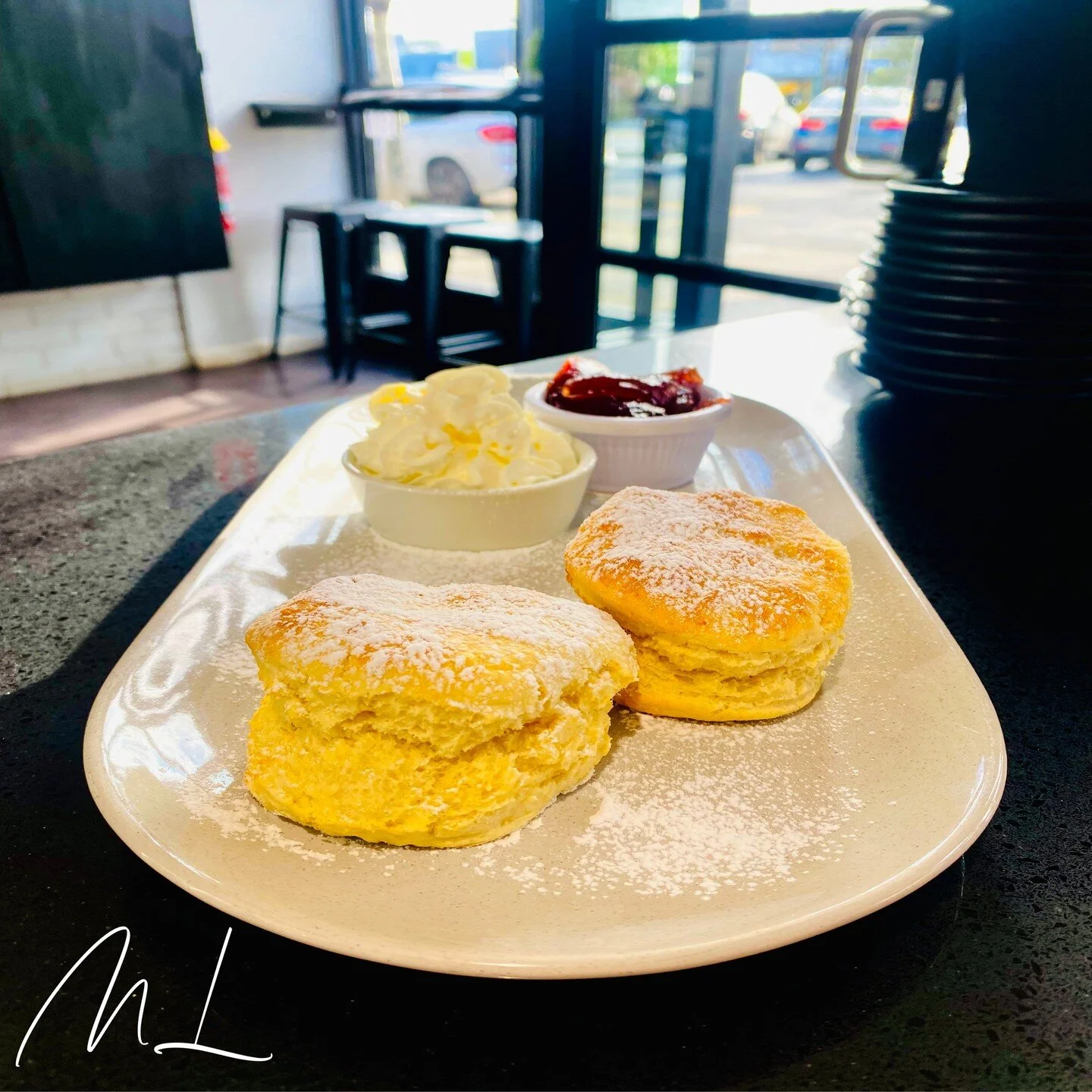 Right then... Cream then jam OR jam then cream ? Let's settle it @mammalinascafe 

#mammalinas #cafe #bar #restaurant #italianfood #essendon #niddrie #melbourne #australia #scones #jam #or #cream