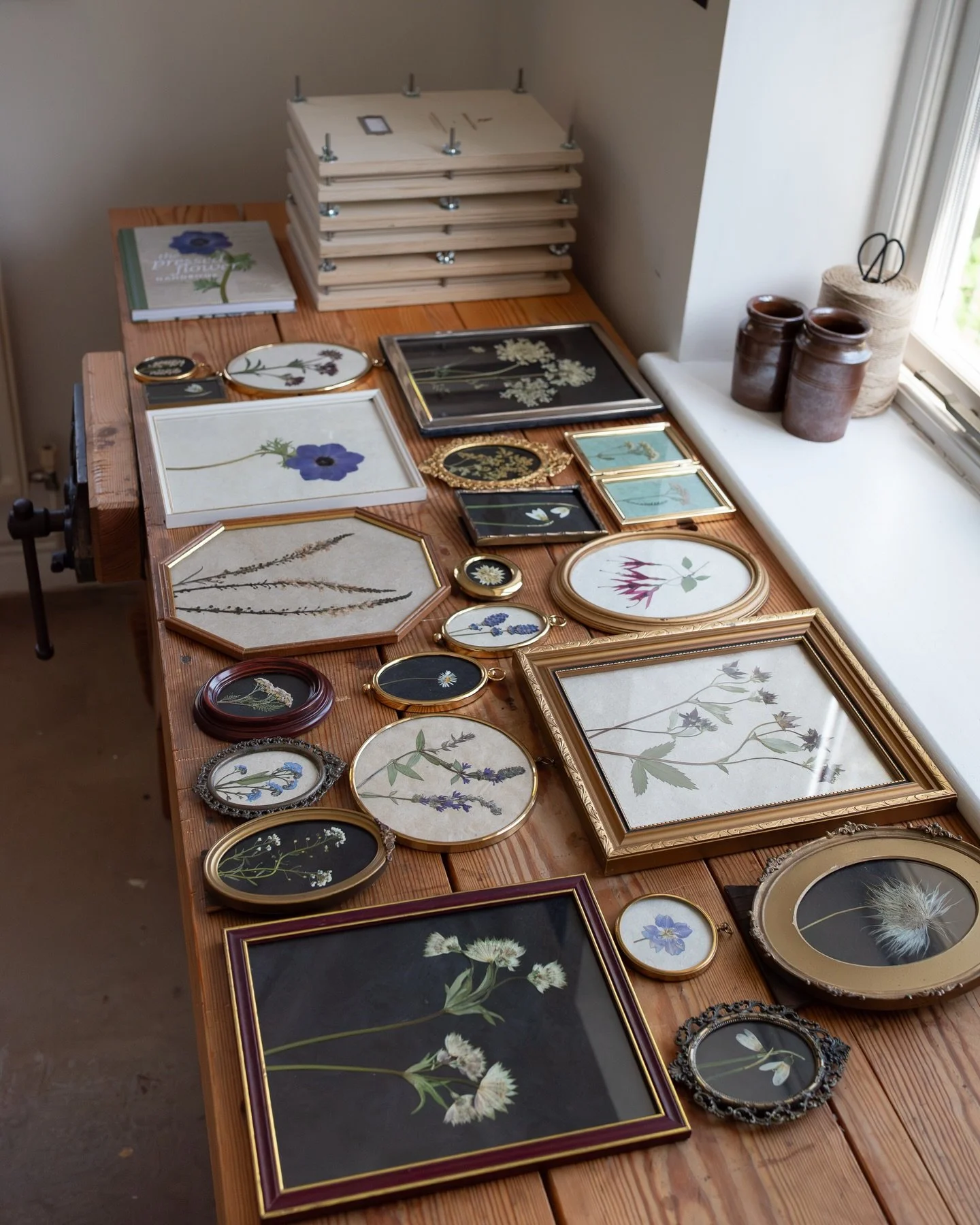 Head over to the Meadow and Thyme website to get yourself one of these beauties from my Vintage Collection! All created with real flowers grown organically in my garden, traditionally pressed in my studio and lovingly turned into gorgeous works of ar