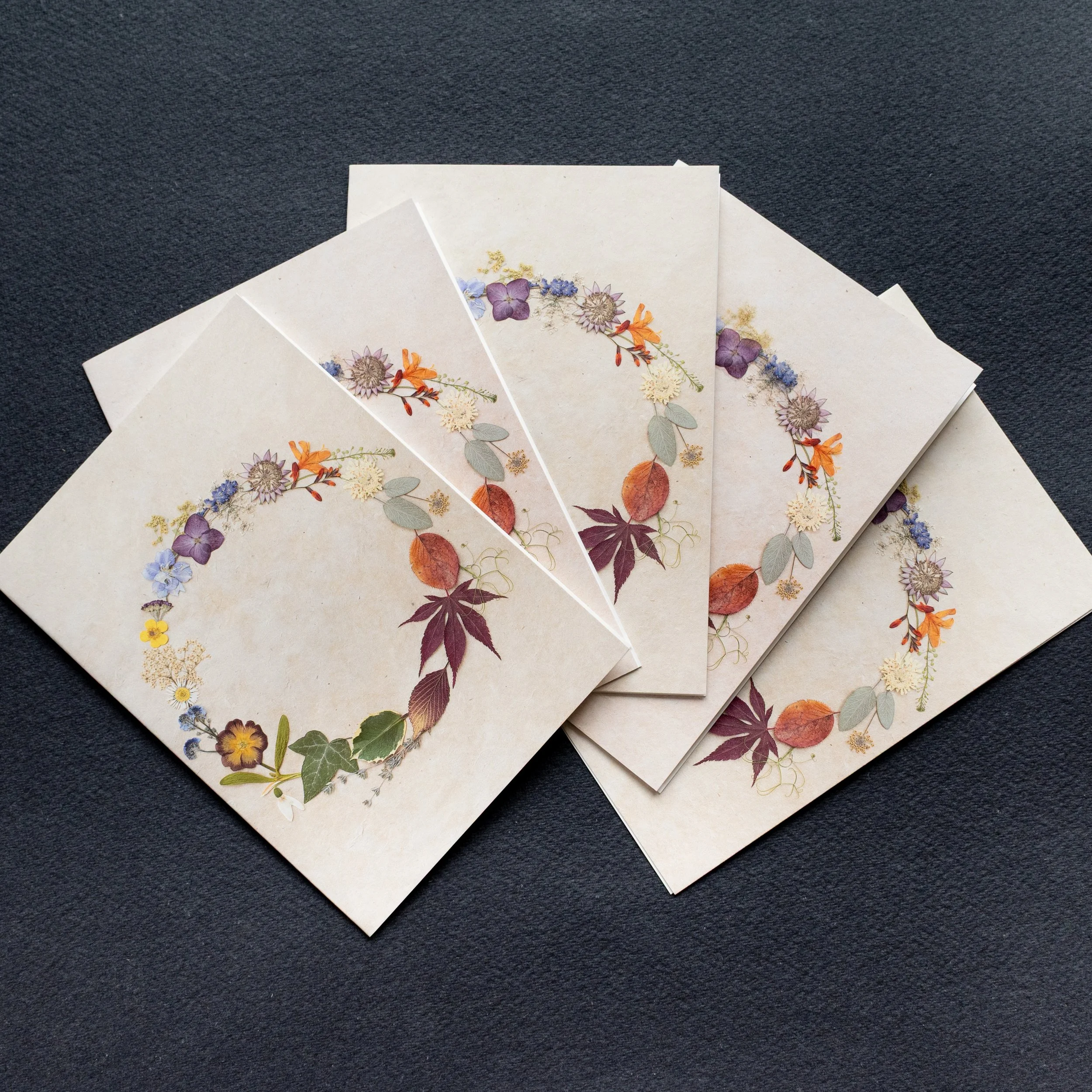 A beautiful celebration of nature and seasonal cycles, my Seasonal Rhythms printed greetings cards are perfect for any occasion. Available in packs of five. 🤍