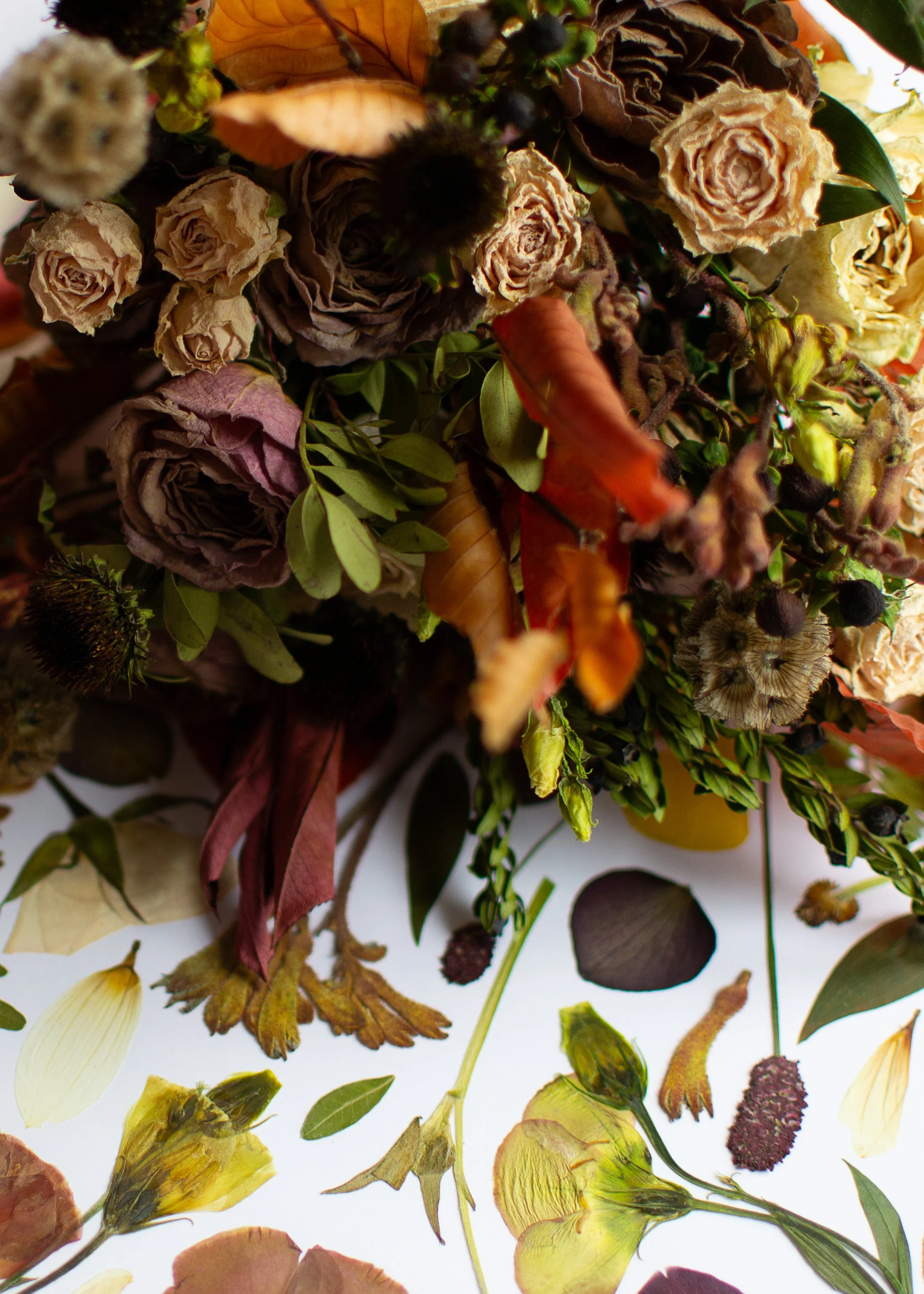 Air-dried bouquet