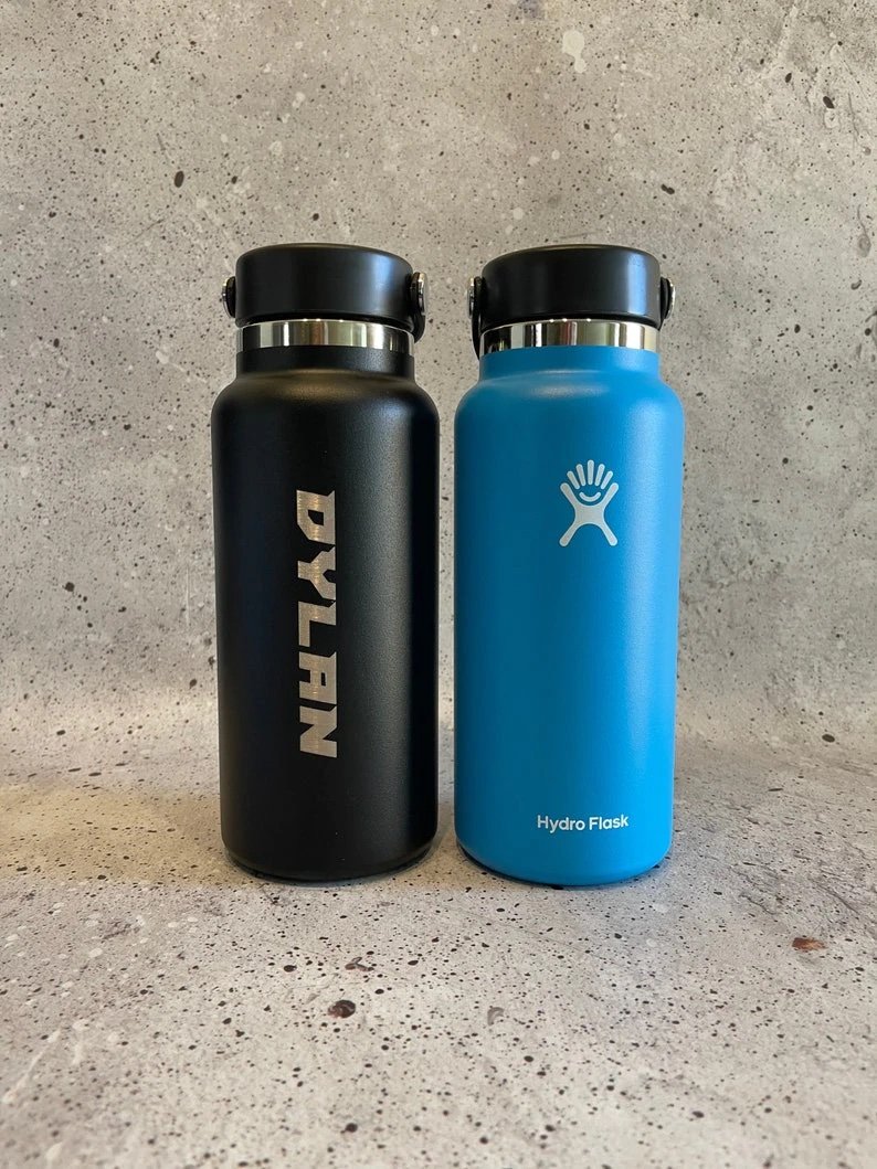 Engraved 40oz Insulated Hydro Flask — Blaze Design Co
