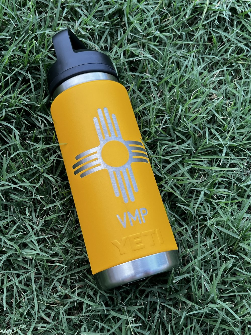36 oz Pre-coated Yeti insulated Bottle with custom logo engraved
