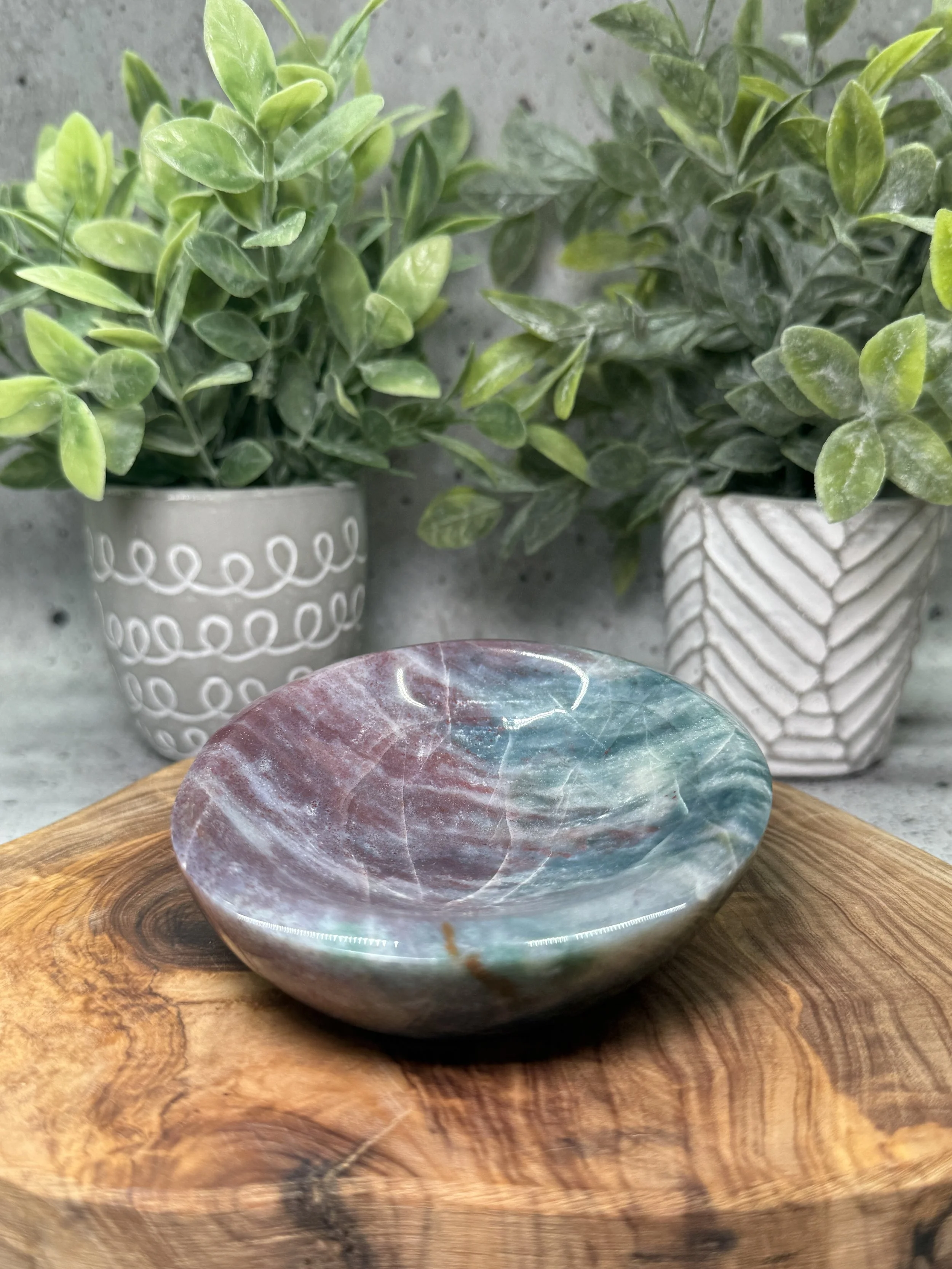Pastel Ocean Jasper Bowl