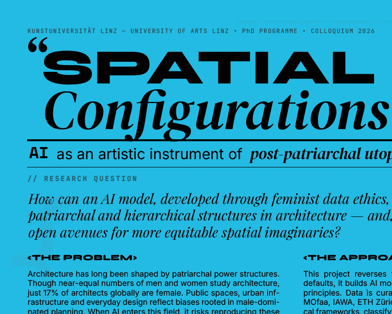 Why Architecture Needs a Feminist AI!