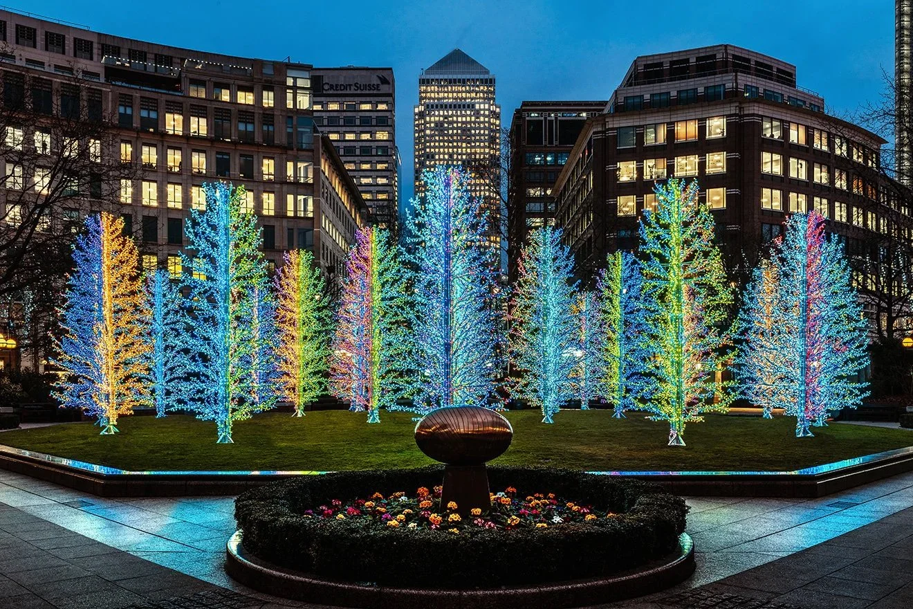 Canary Wharf Winter Lights 2019 — Martyn White London