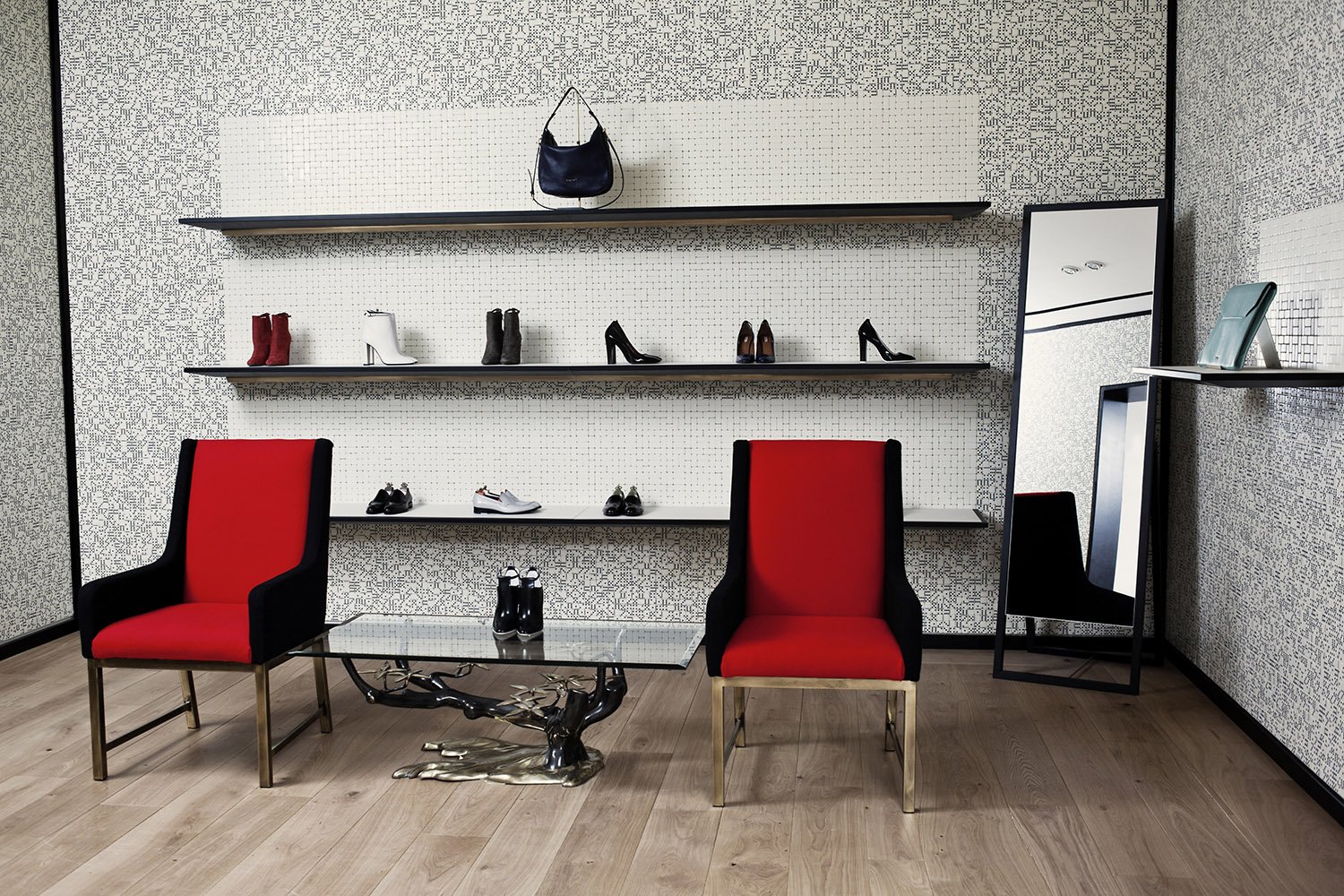Paul SMith Womens shoes section London domino wall.jpg