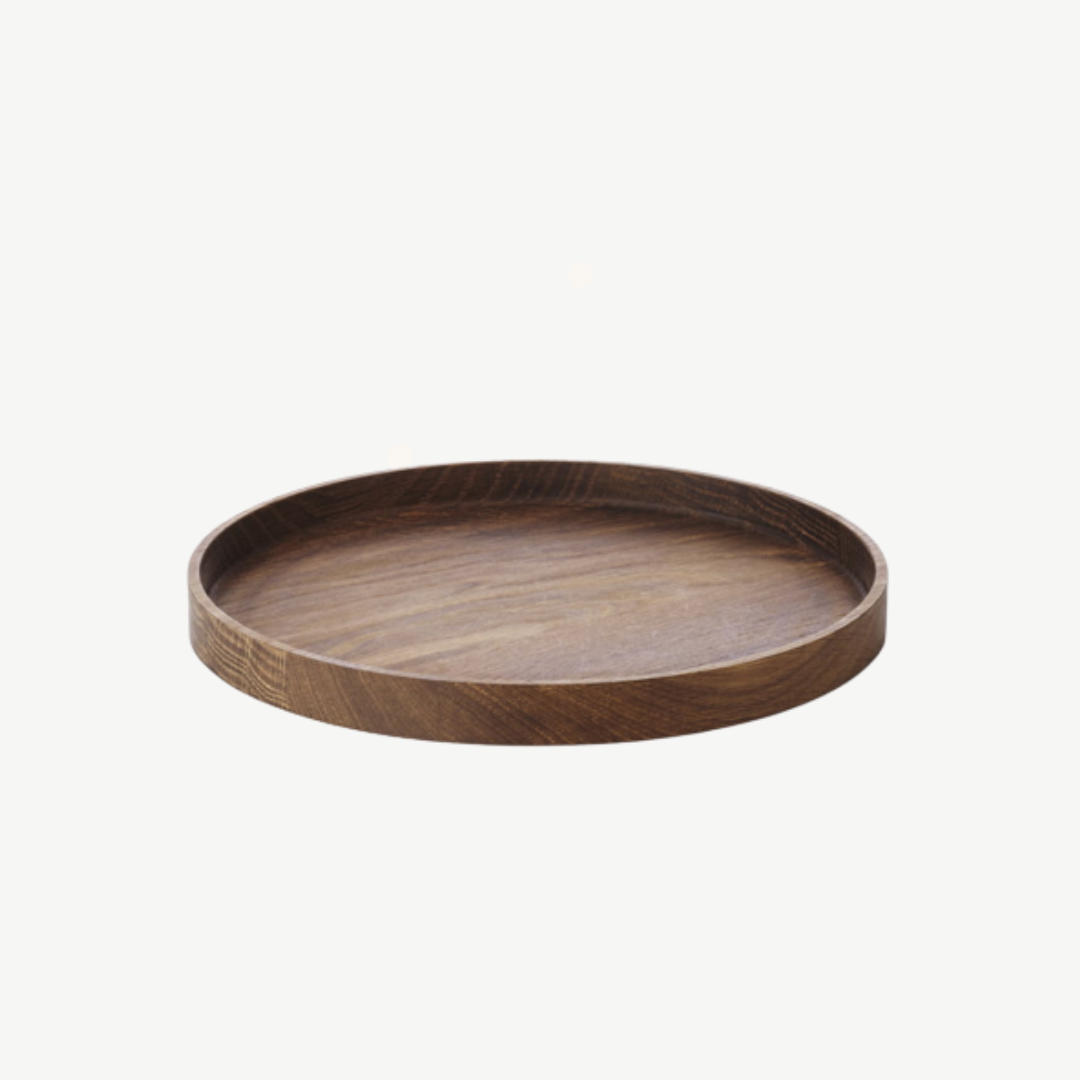 Applicata Luna Tray, smoked oak