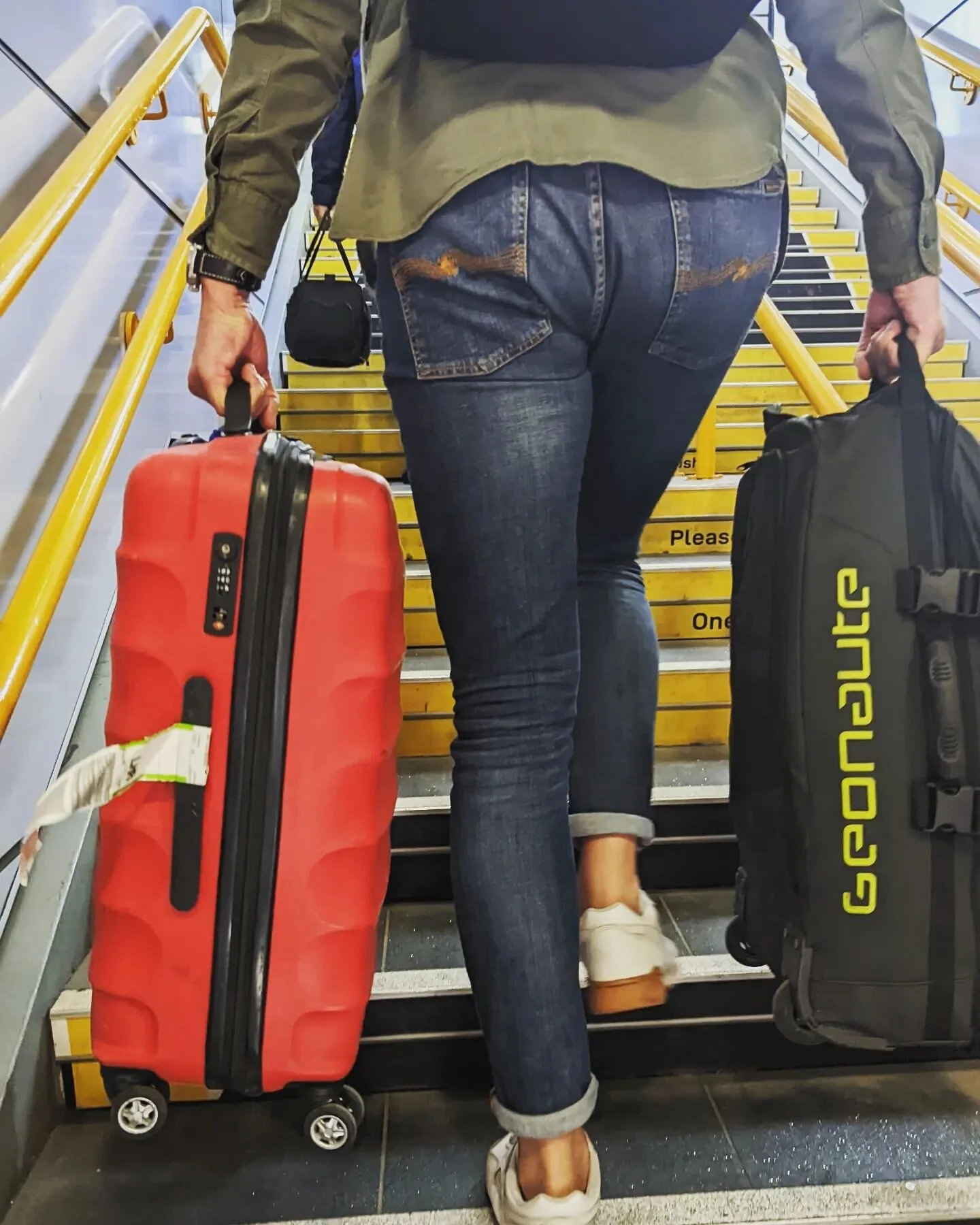 This hot guy carried me up some stairs