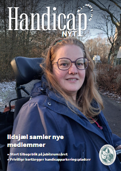 Forsidebillede af medlemsbladet HandicapNYT
