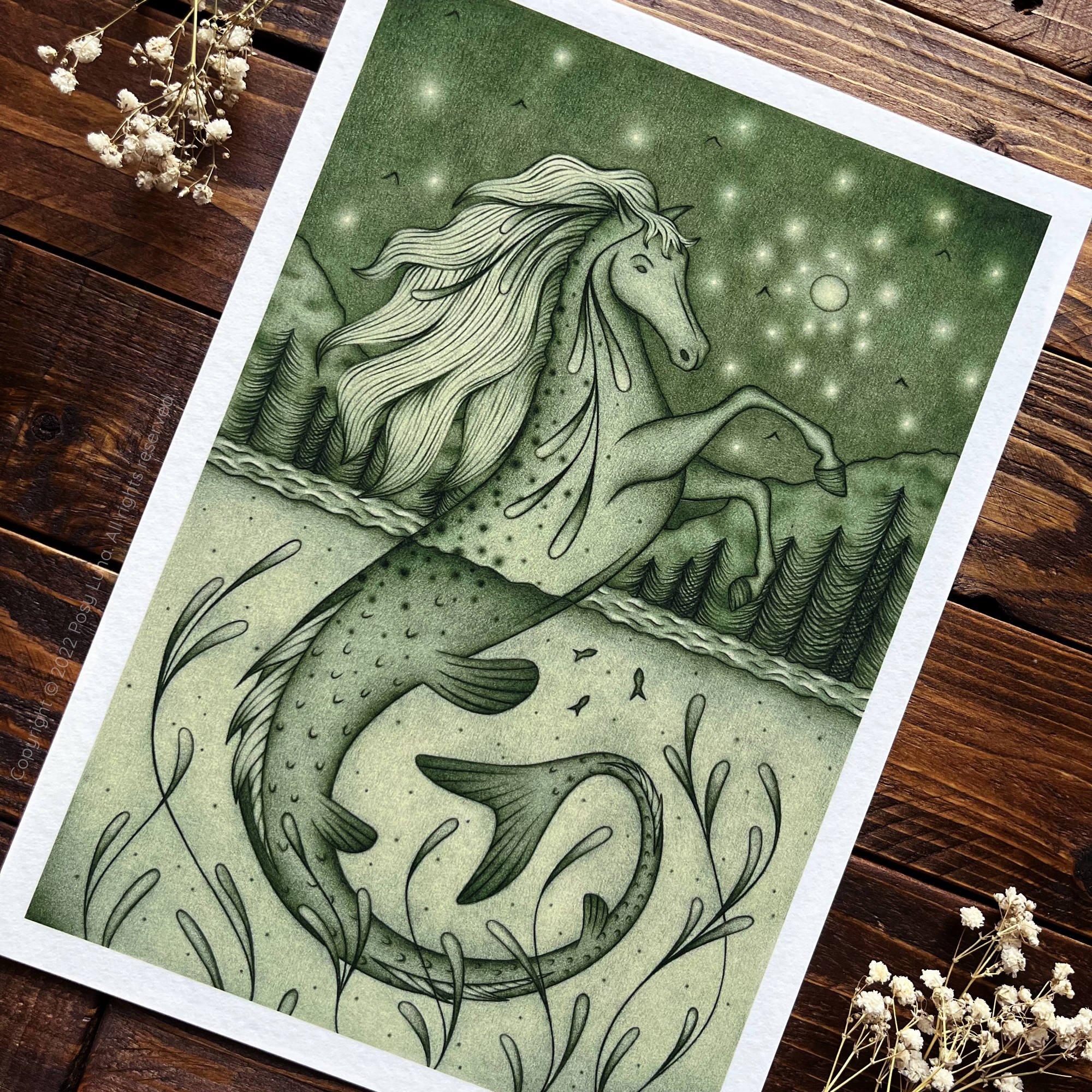 Kelpie - Art print - A5/A4