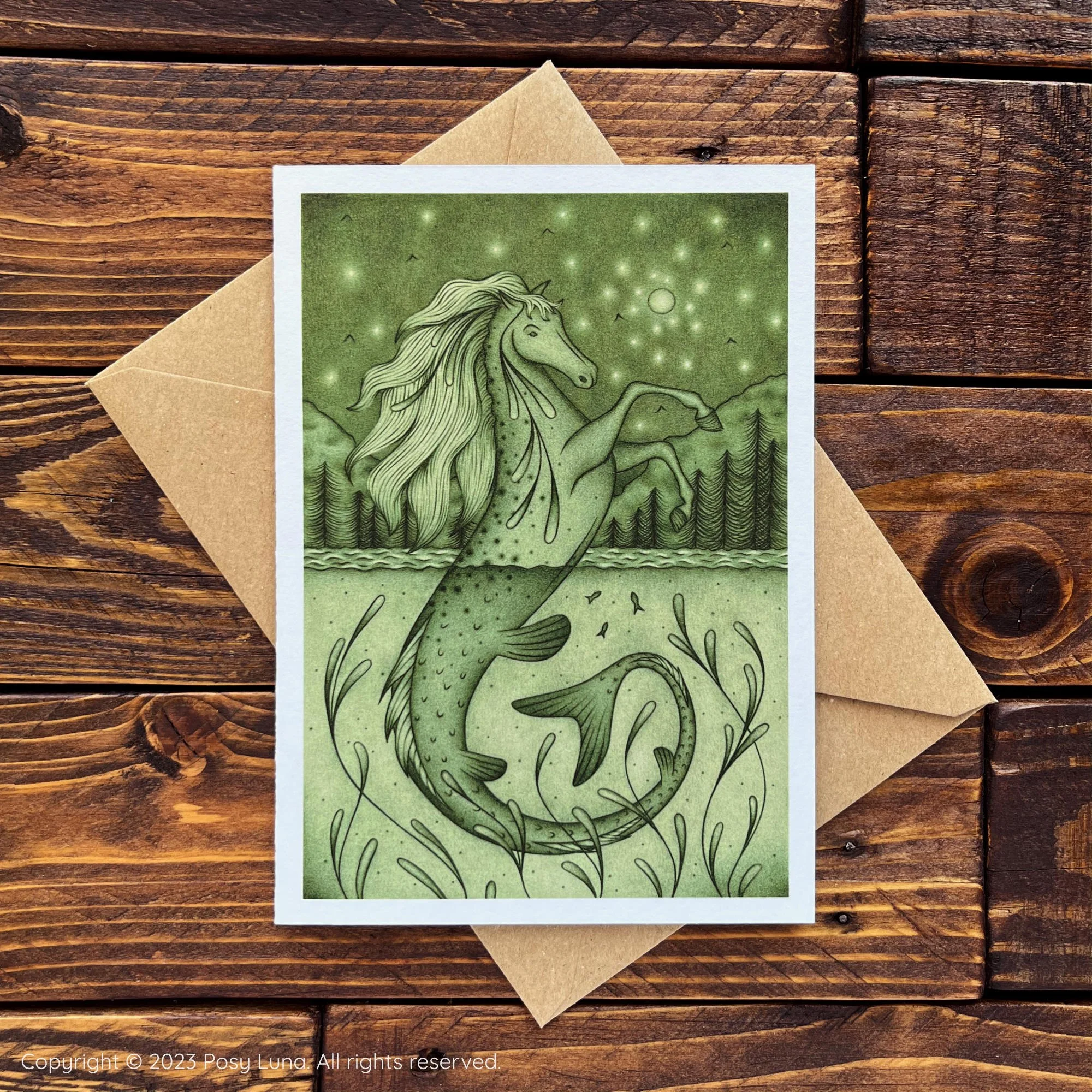 Kelpie - Greeting Card