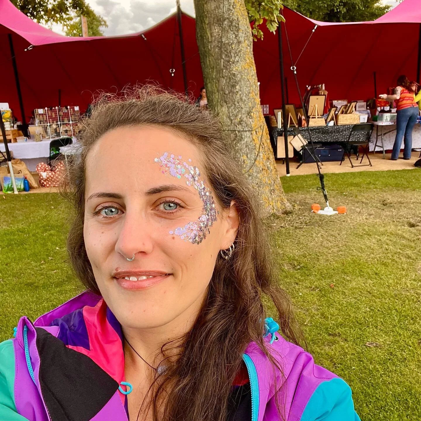 I&rsquo;m all set at the amazing @connectfestsco You will find me under the makers tent with an amazing bunch of other artists 💙