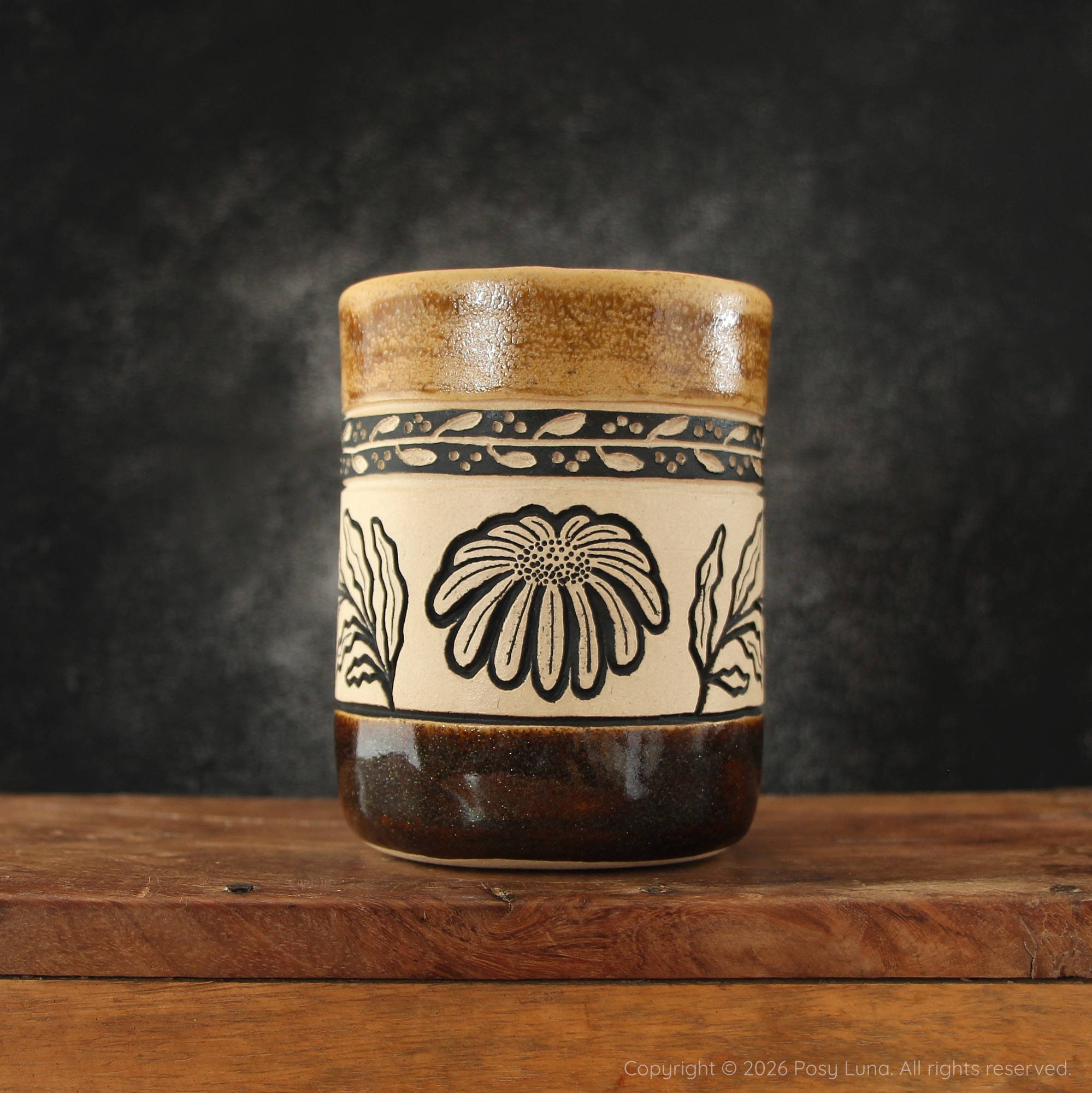 Daisy Mug - Banoffee and Glitter Mocha