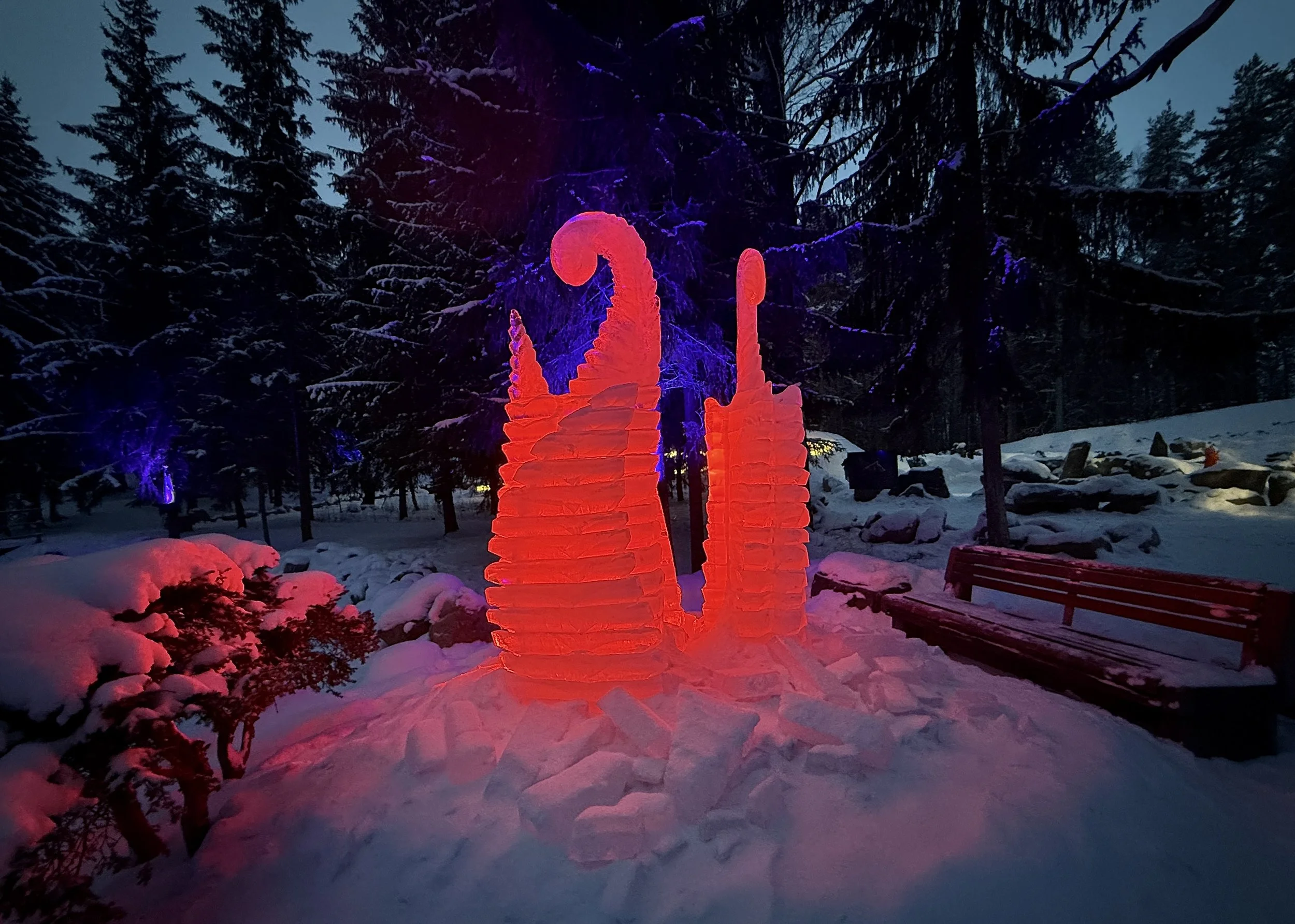 botania-joensuu-finland-red-light-sculpture-winter-garden-art.JPG