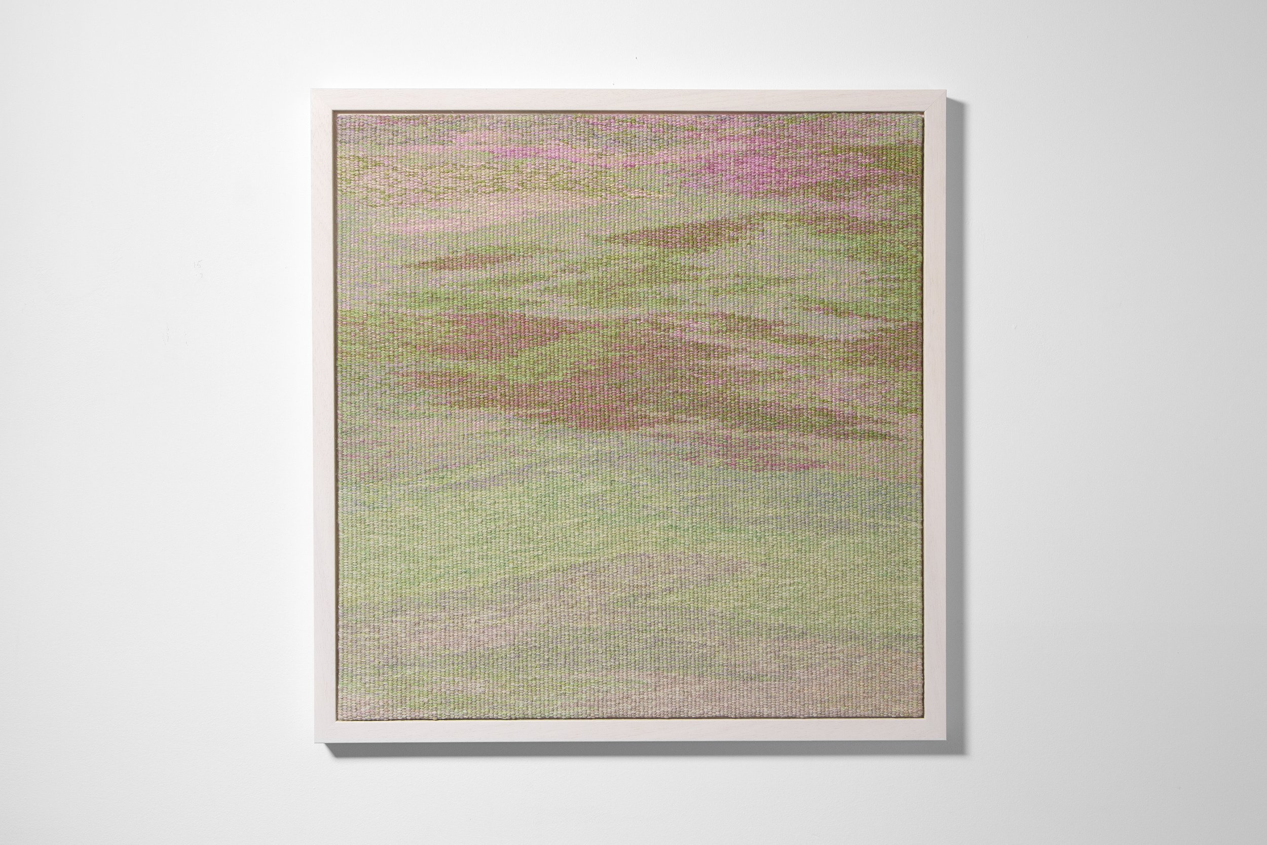 title: Verdure Field - size framed: 62 x 63cm - material: wool cotton