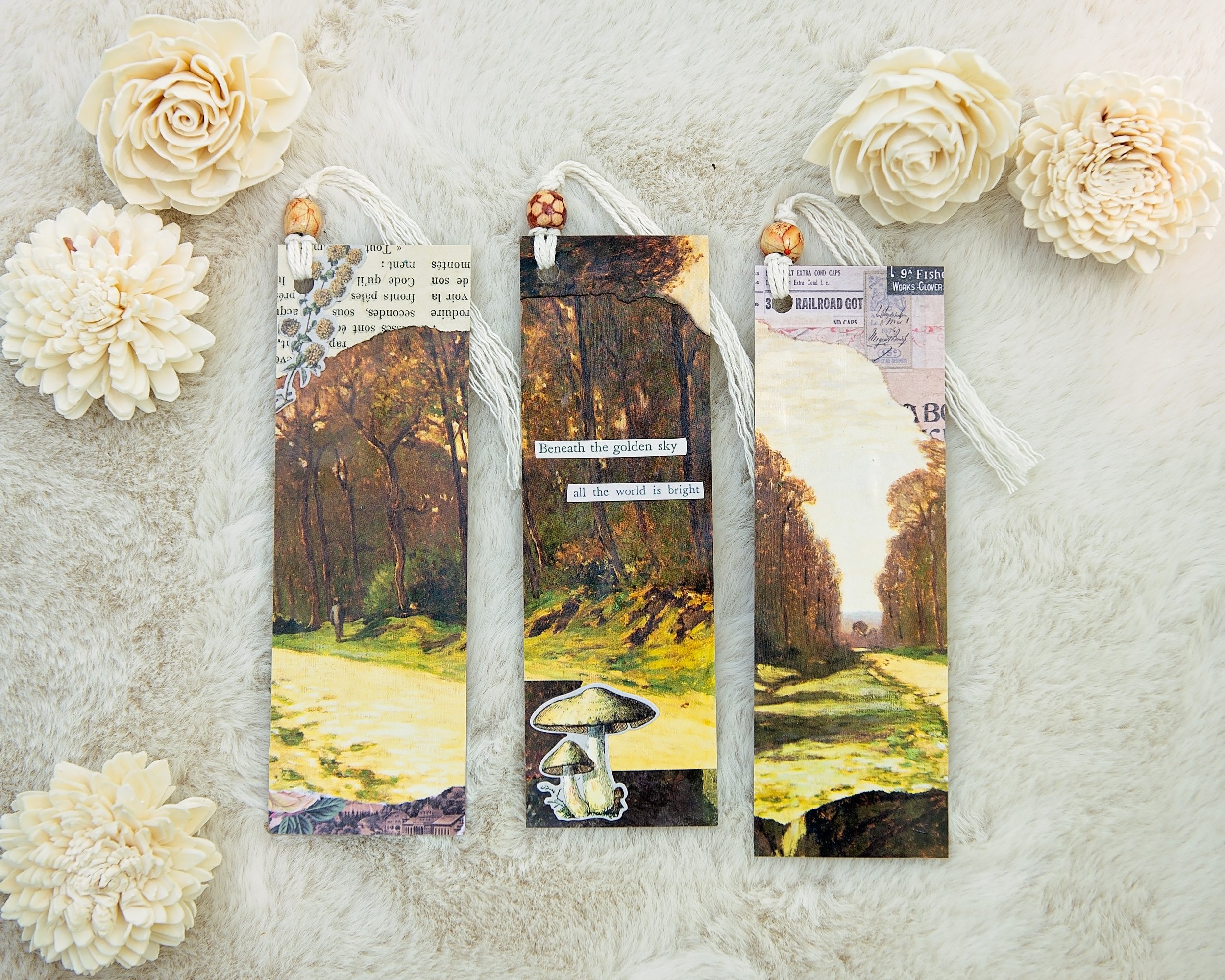 Collage Bookmark Set