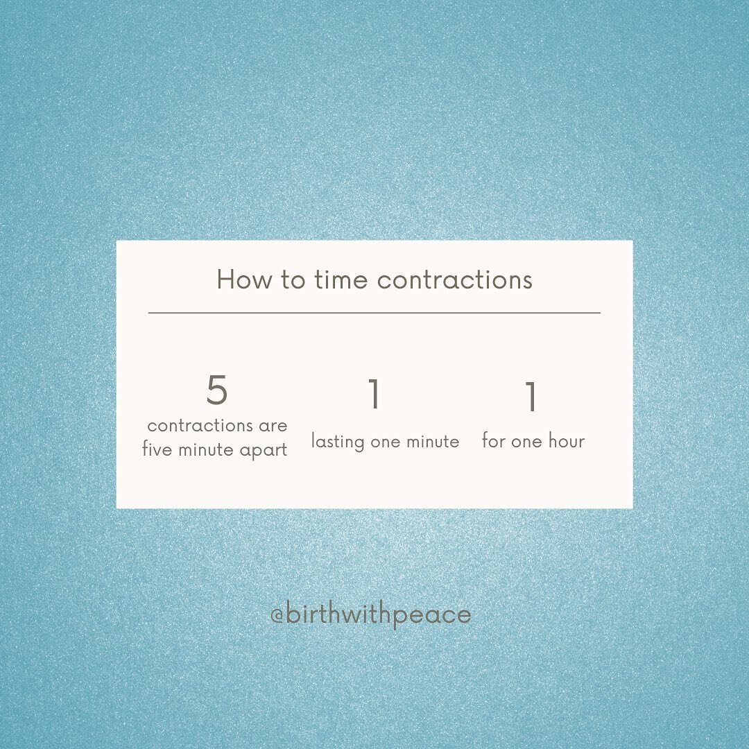 Why and how do we time contractions anyway? 

You&rsquo;ve probably heard of the 5-1-1 rule (or 4-1-1, or 3-1-1 depending on your provider!), but what exactly does that mean? This means that contractions are 5 minutes apart, lasting for 1 minute, and