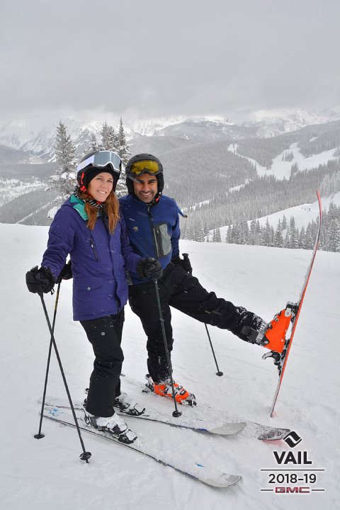 First ski trip in Vail (2018)