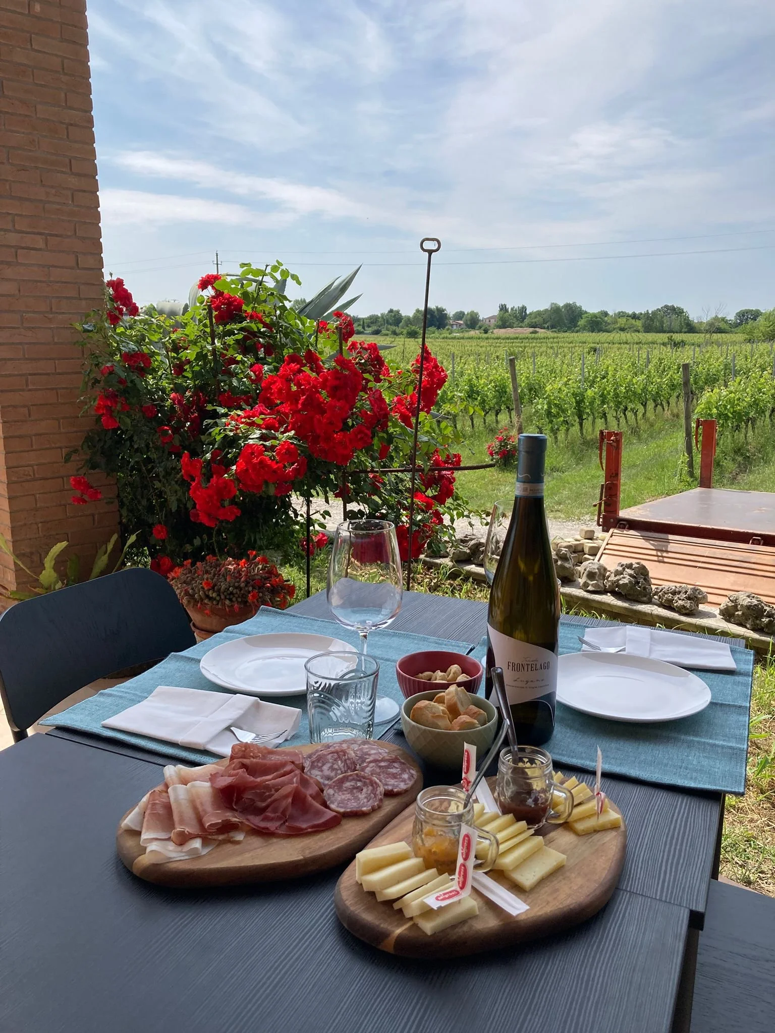 Frontelago wine tasting