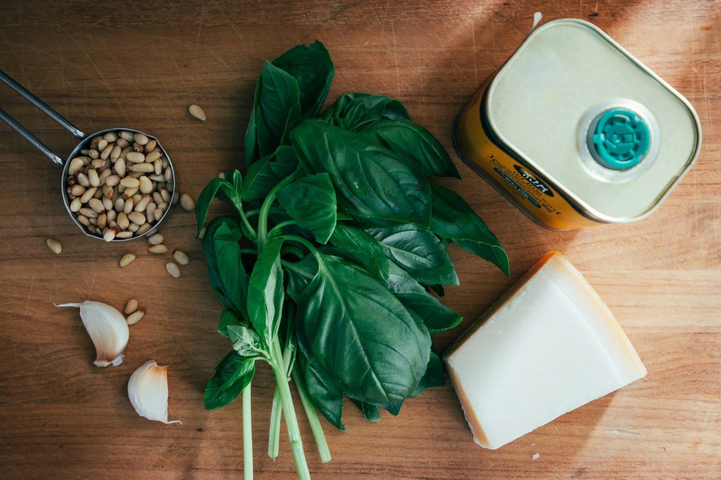 Ingredients for Pesto Photo: CJ Dayrit — [• Unsplash]