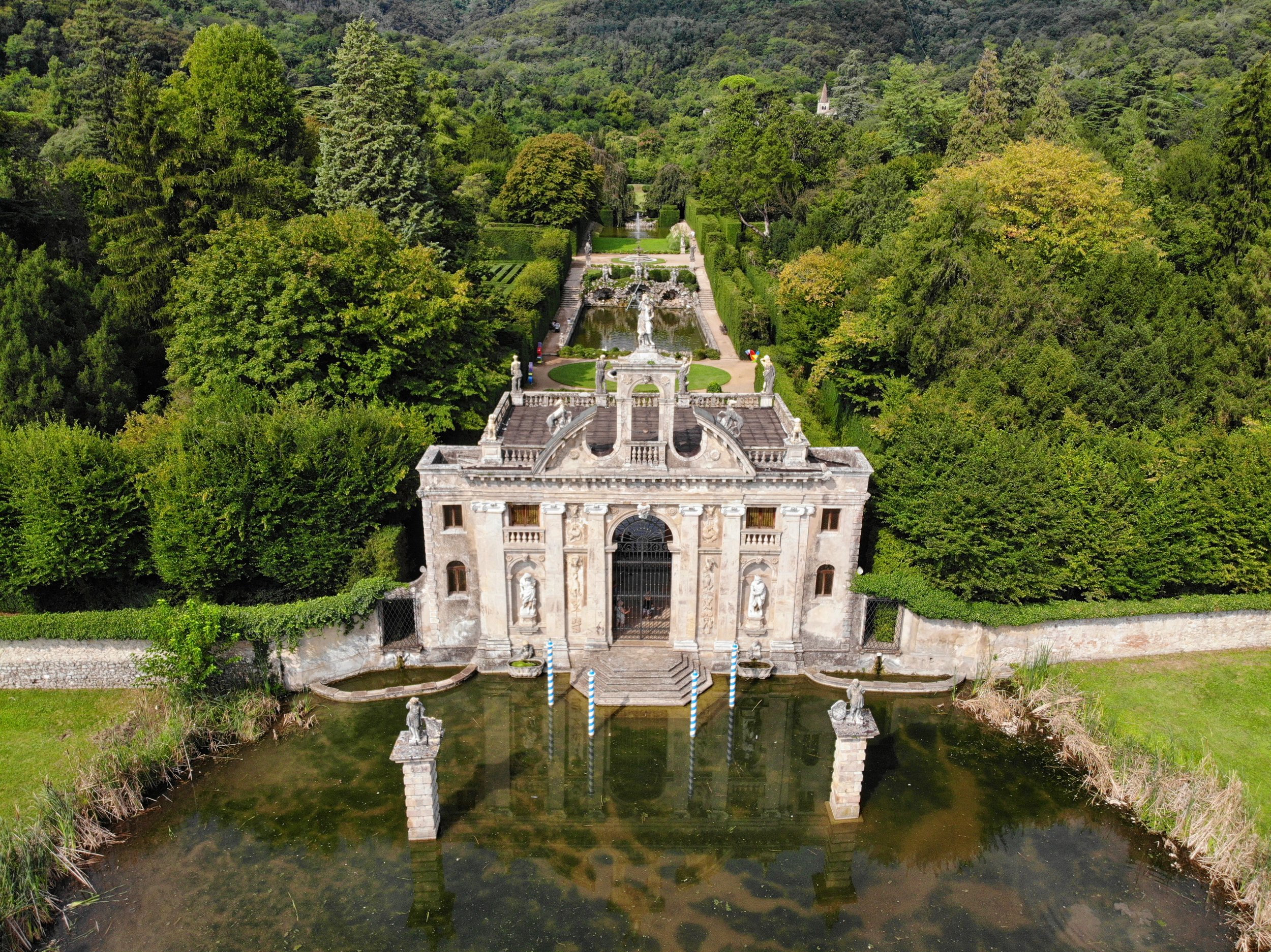 Villa Barbarigo , Padiglione Diana Decumano