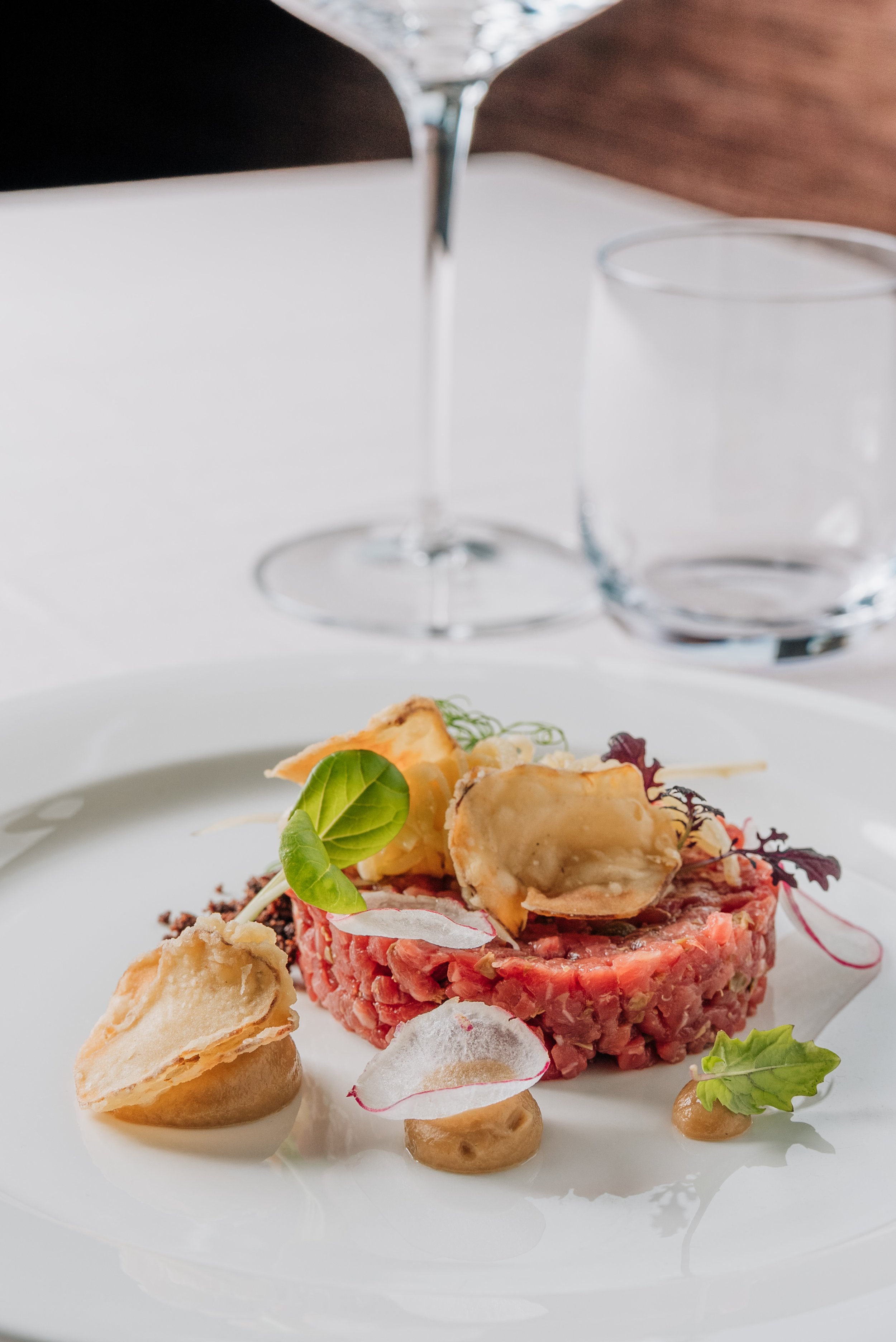 Meat tartare Borgobrufa Resort