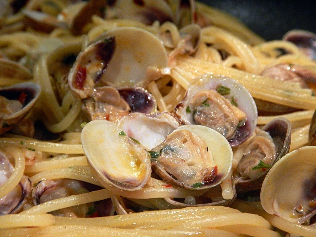 Vermicelli alle Vongole Photo: Albarubescens, CC BY-SA 4.0