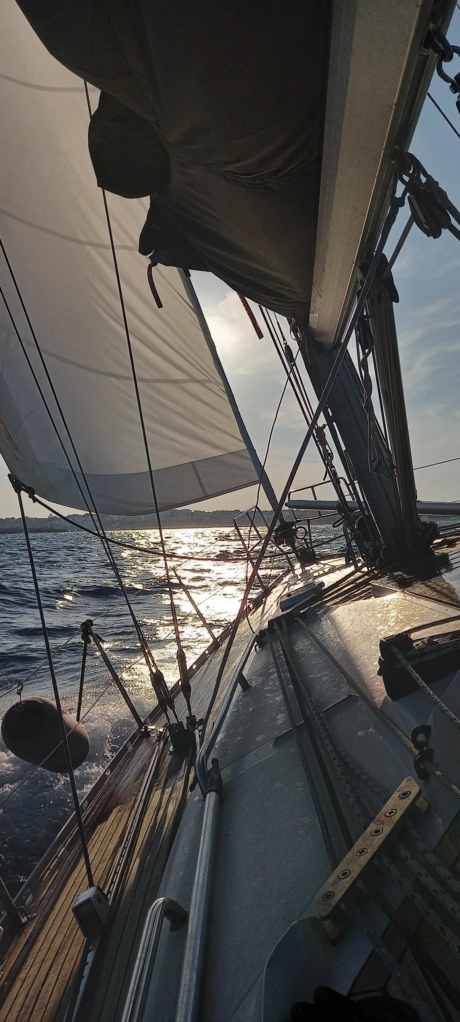 Sailing boat in Puglia