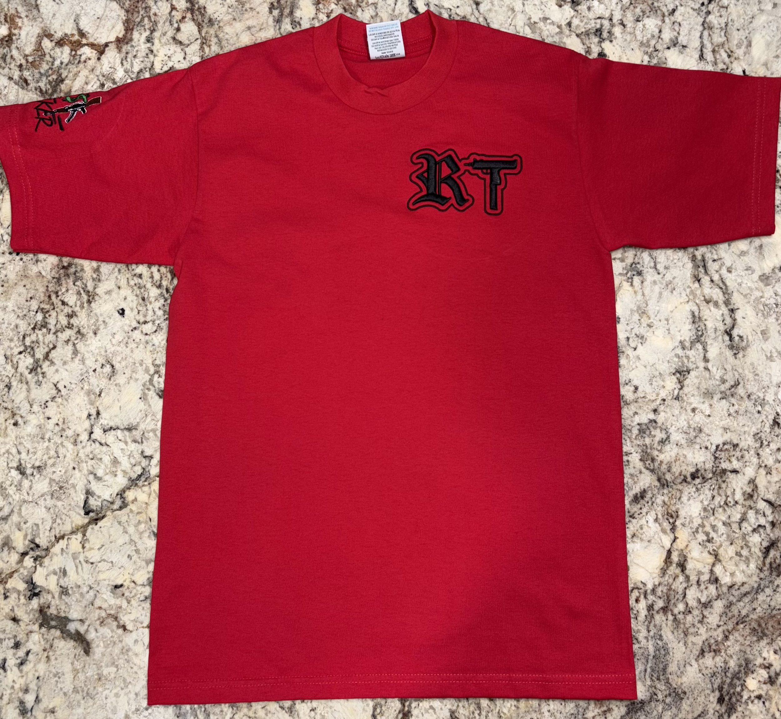 Red Risk Taker tee