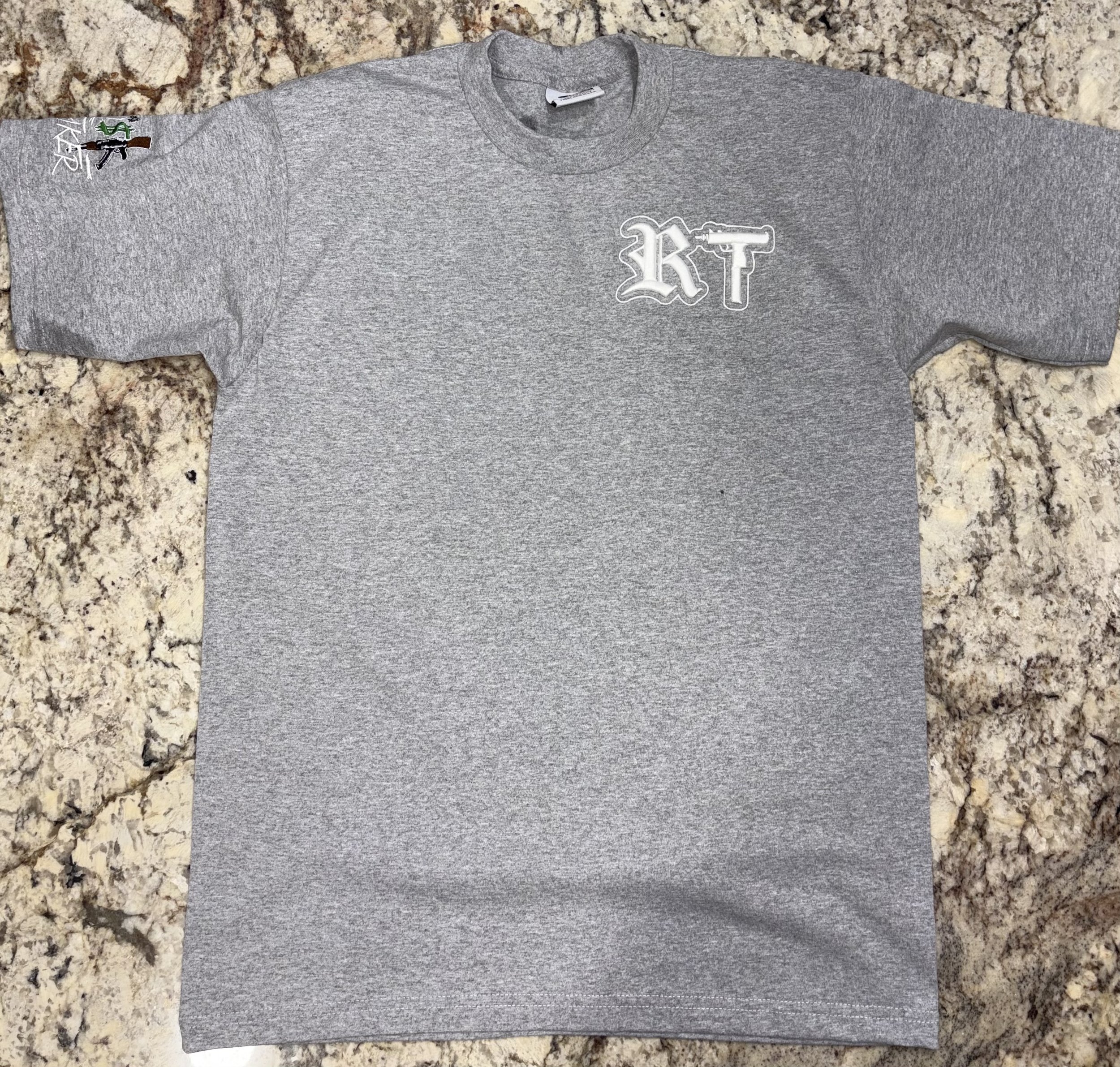 Grey Risk taker tee
