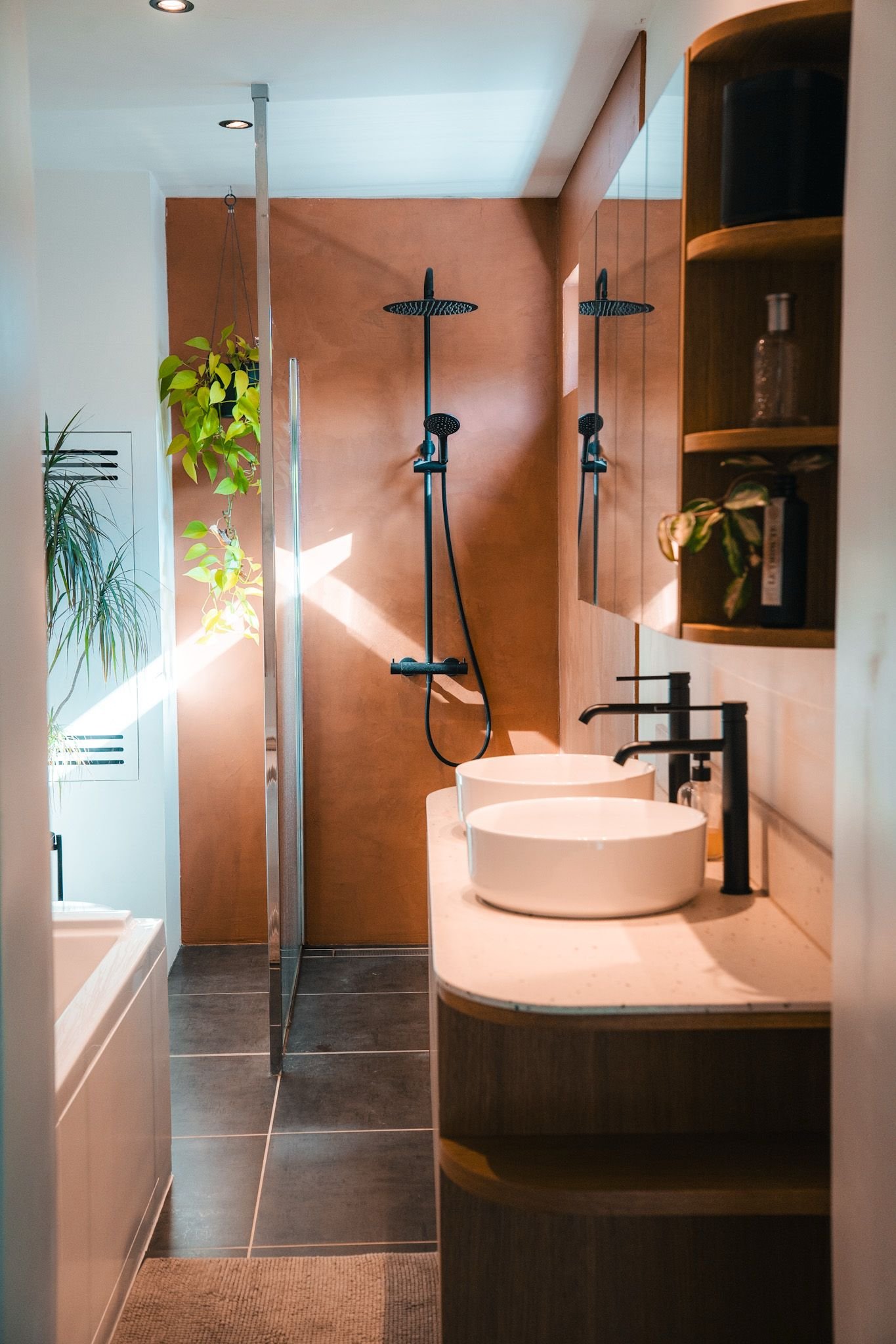 Badkamermeubel met Terrazzo Himacs