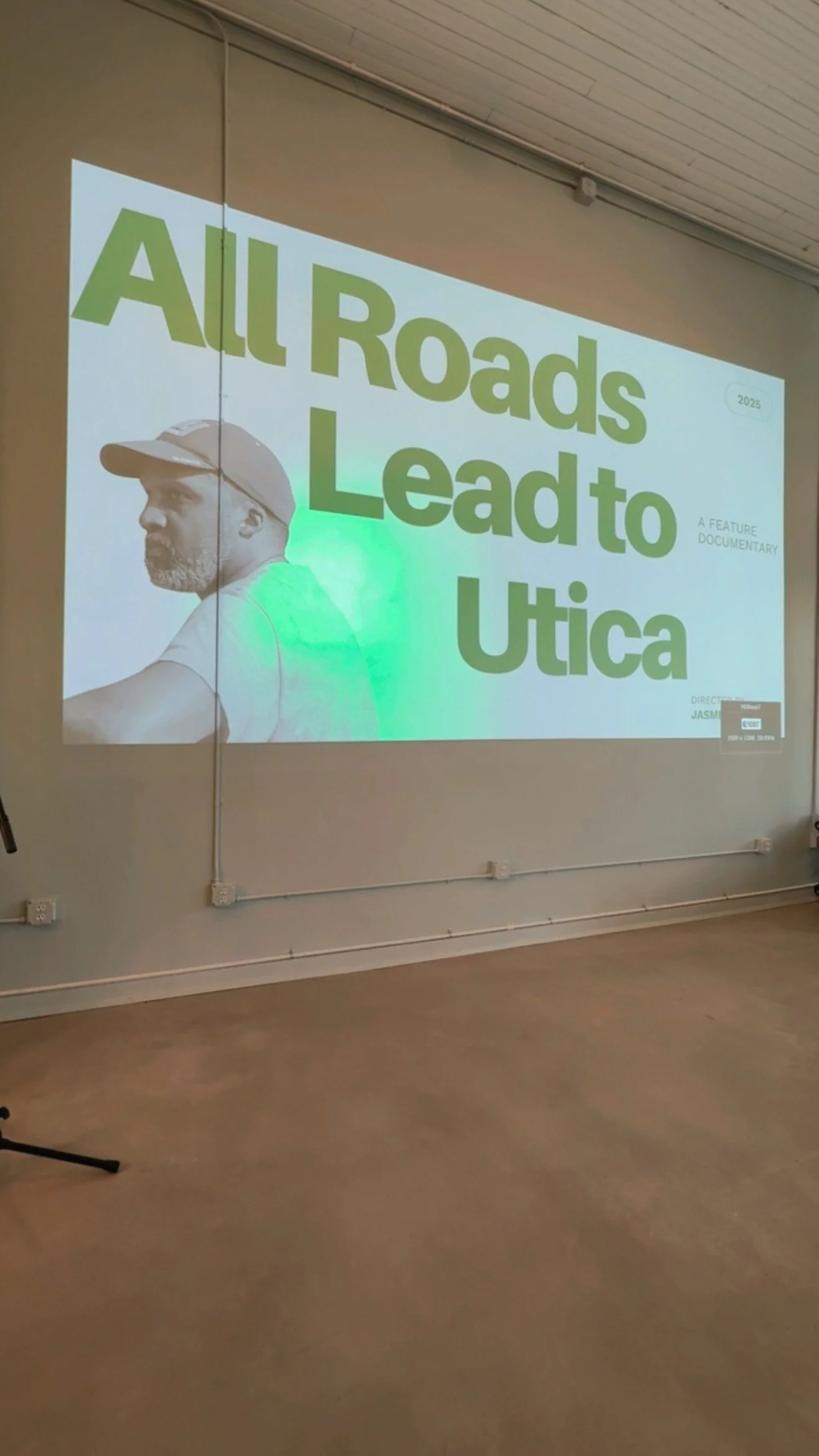 Jasmine Cannon's presentation of her feature documentary film. 