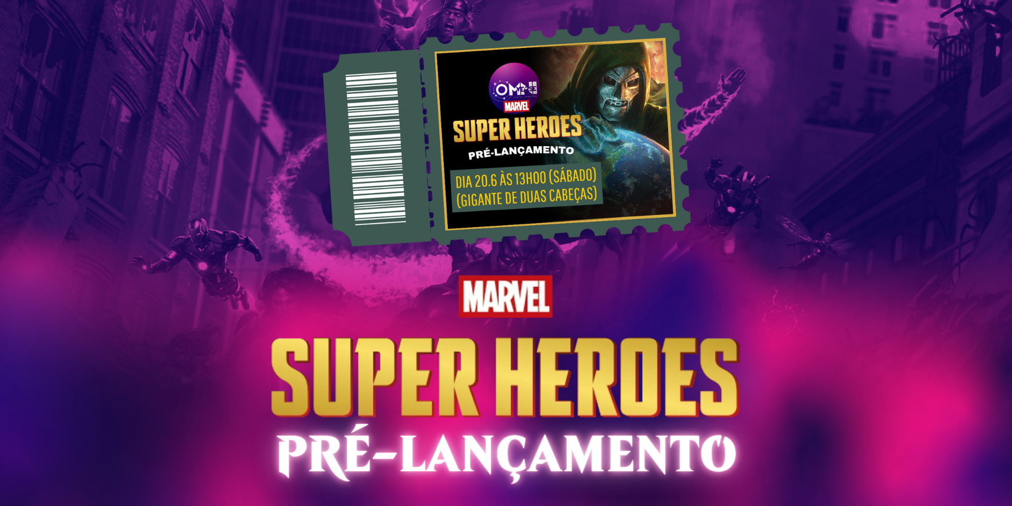 Marvel Super Heroes - Pré-lançamento - dia 20.6 às 13h (GIGANTE)