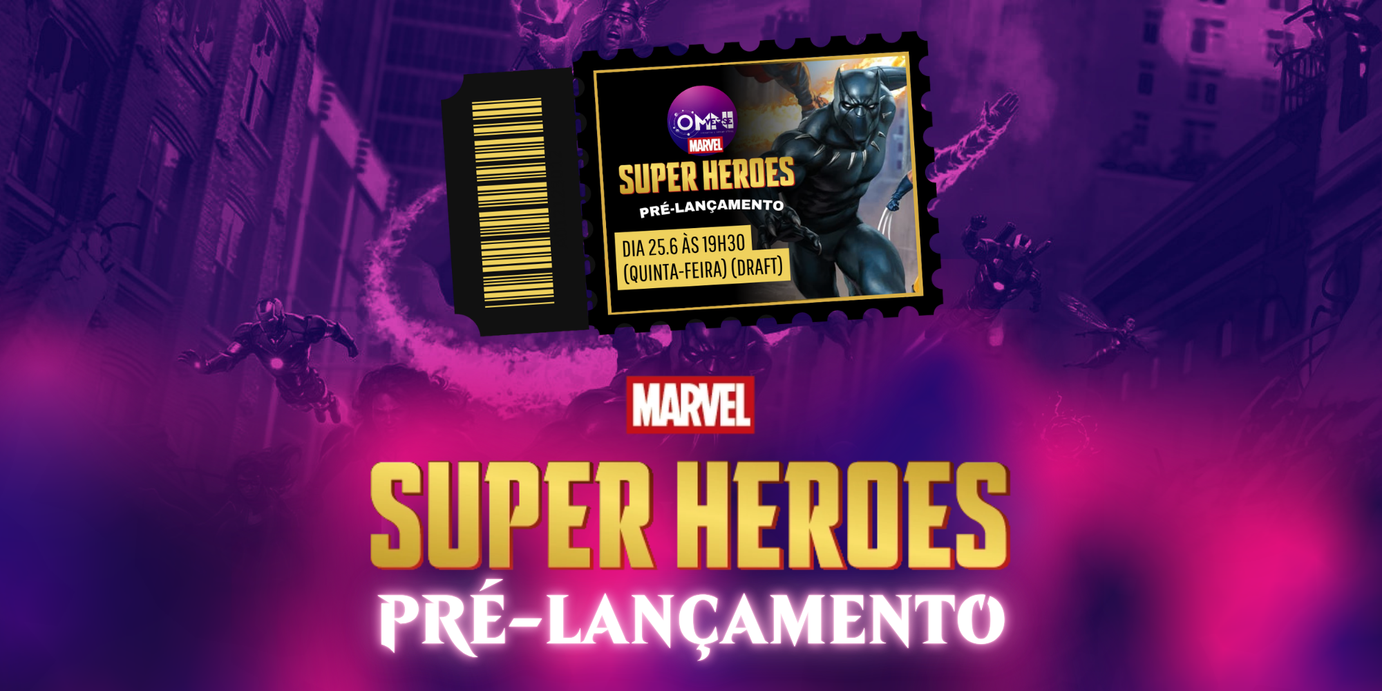 Marvel Super Heroes - Pré-lançamento - dia 25.6 às 19h30 (DRAFT)
