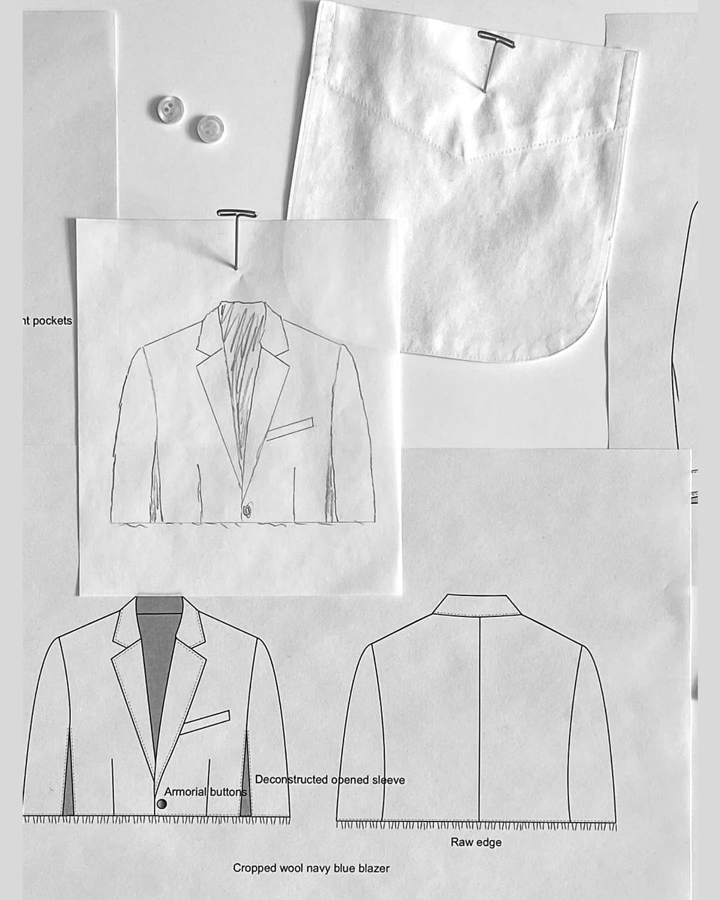 I love deconstructing suiting, i.e., chopping up jackets, remixing shirting, etc. It&rsquo;s my way of queering and reinterpreting masculine dress, a deliberate challenge to the norms of respectability. This moodboard captures the essence of the coll