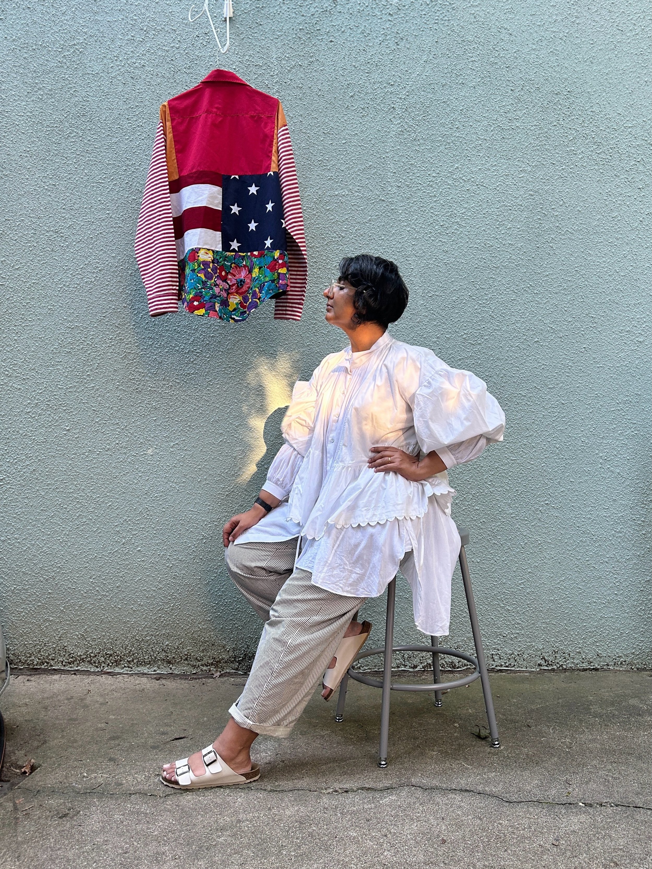 When I sent Arti Sandhu (@sideways_toupee) a North Star shirt I designed, I imagined it would be styled, photographed, and shared as a reflection of our shared interest in fashion as a form of storytelling. What I didn&rsquo;t anticipate, but deeply 