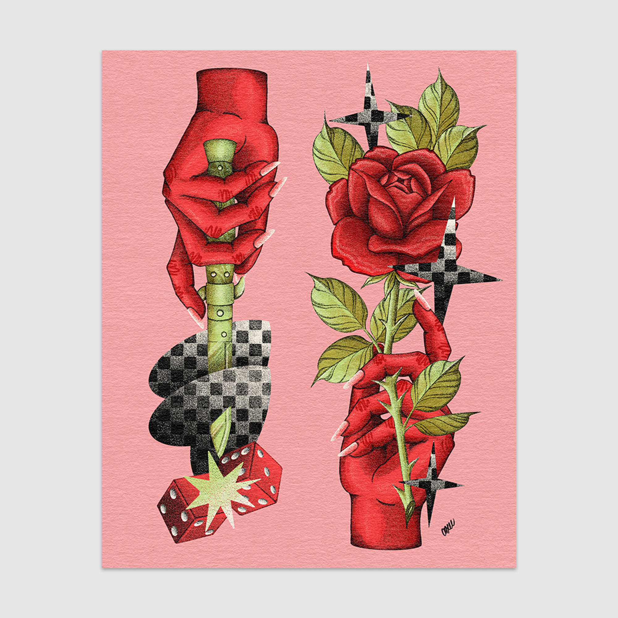 Love Fool (Pink) Print