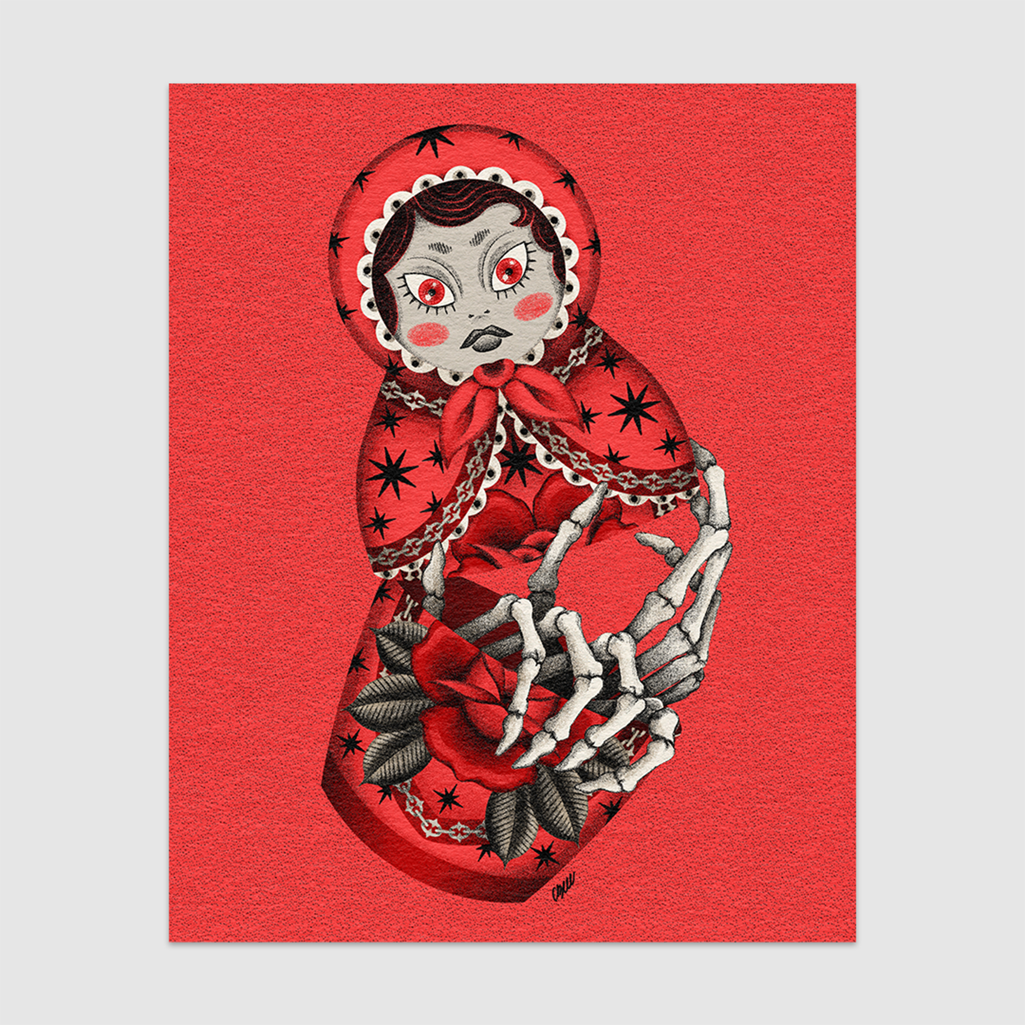 Petal and Bone Print